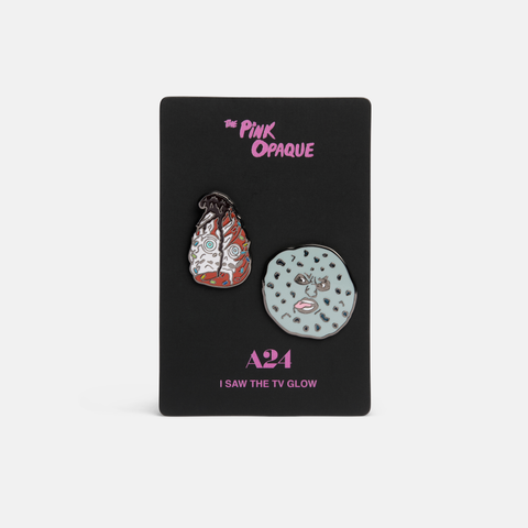The Pink Opaque Pin Set