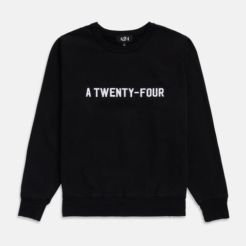 A Twenty-Four Embroidered Crewneck
