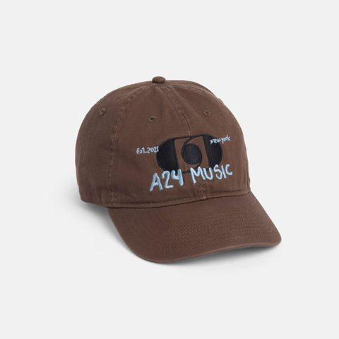 Brown A24 Music Hat