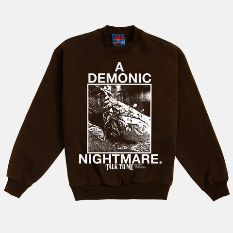 Online Ceramics x Talk To Me Demonic Nightmare Crewneck