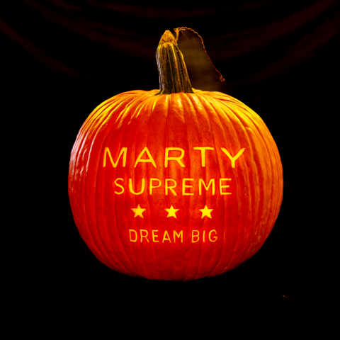 Marty Supreme Pumpkin Stencil