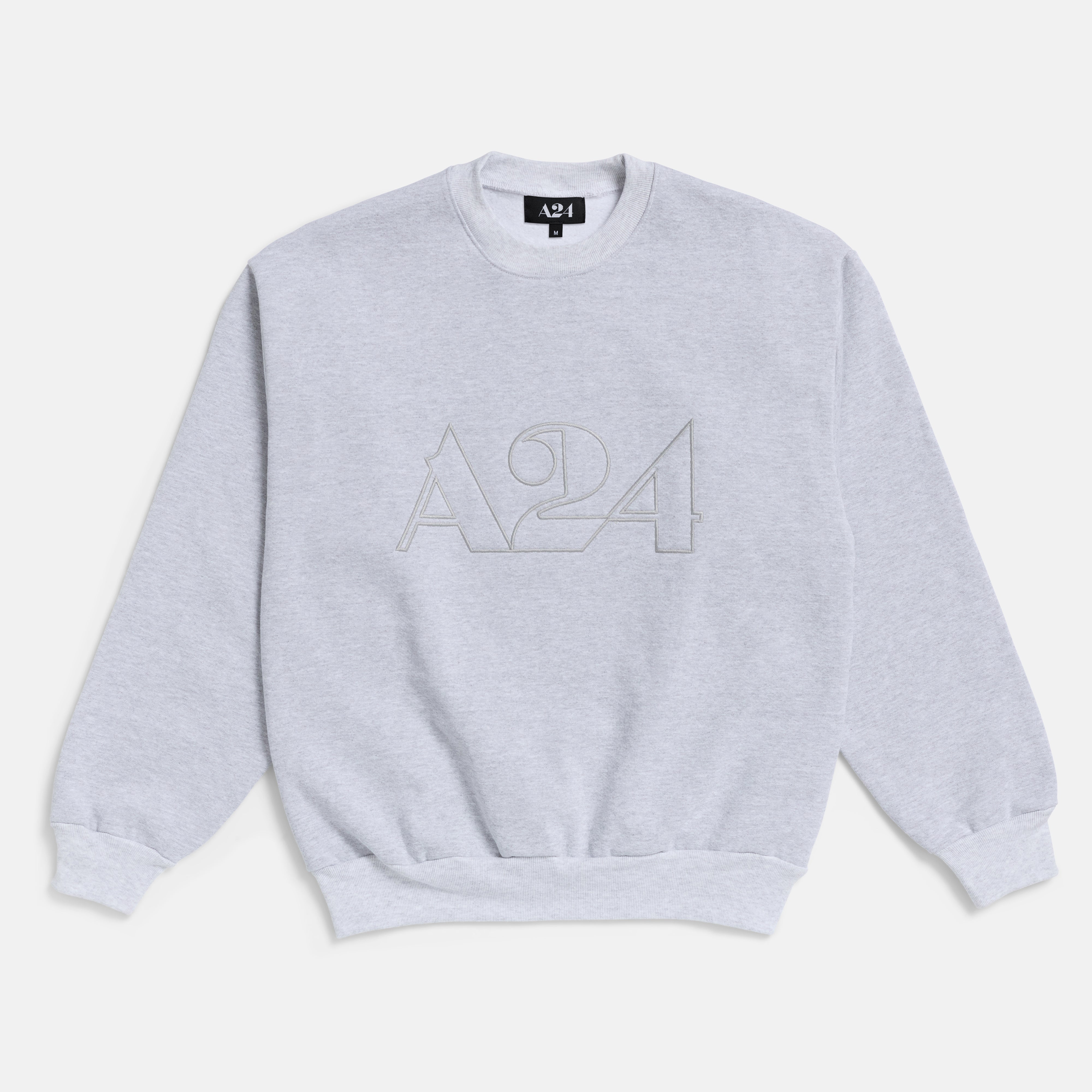 Grey Logo Outline Crewneck