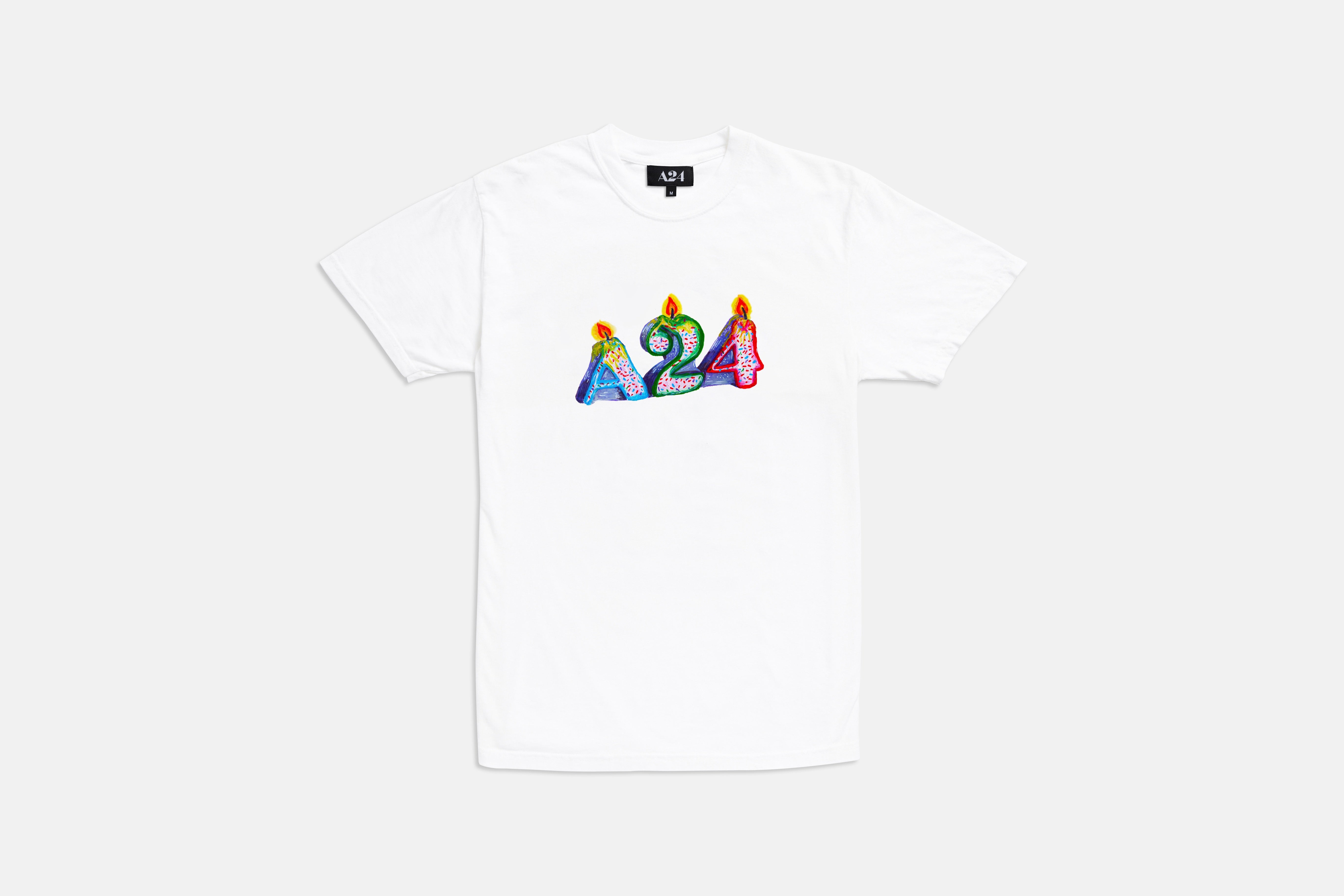 【A24】　A24グッズ 01_Bday_Tee_Front_Tight_Gray-
