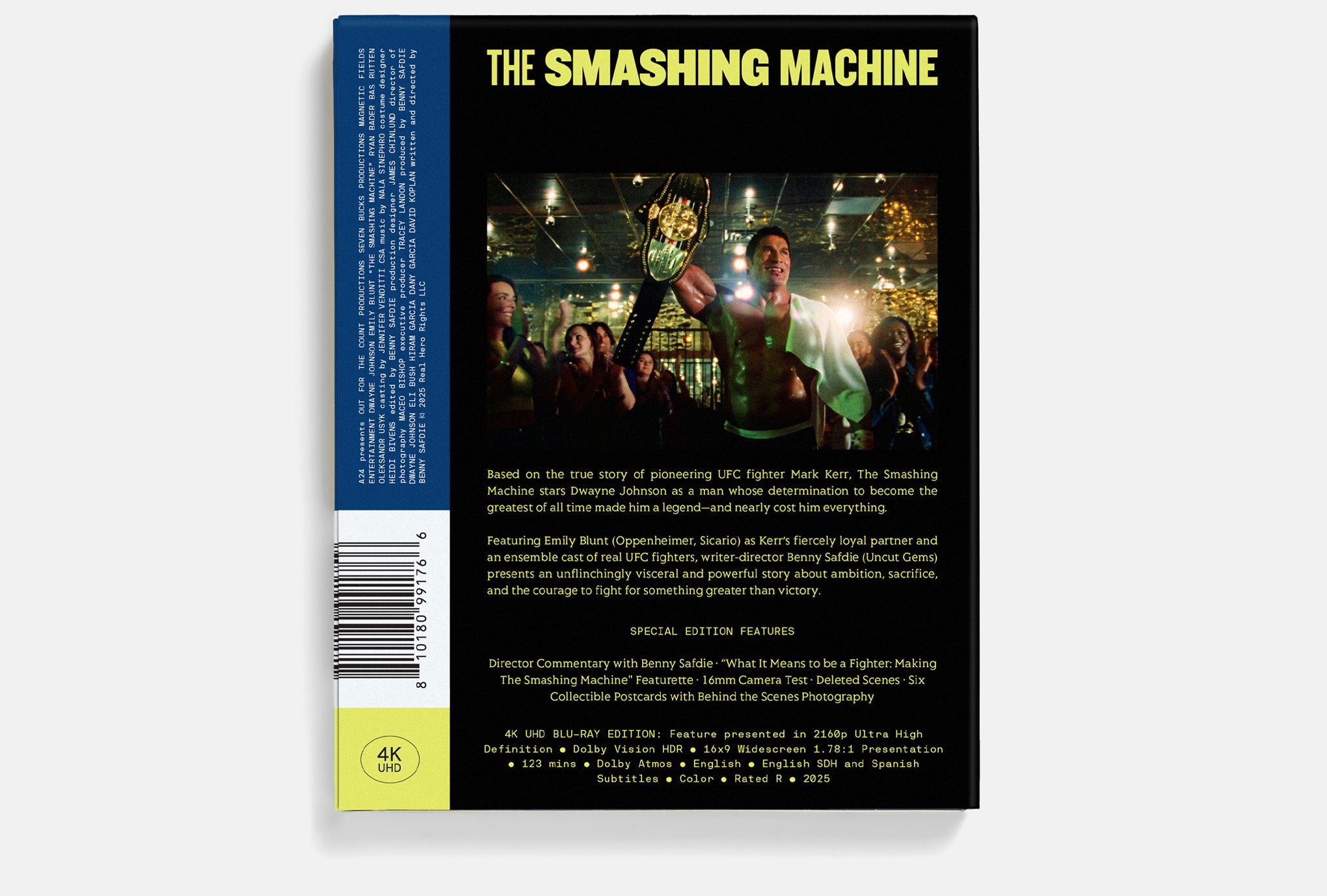 The Smashing Machine Blu-ray