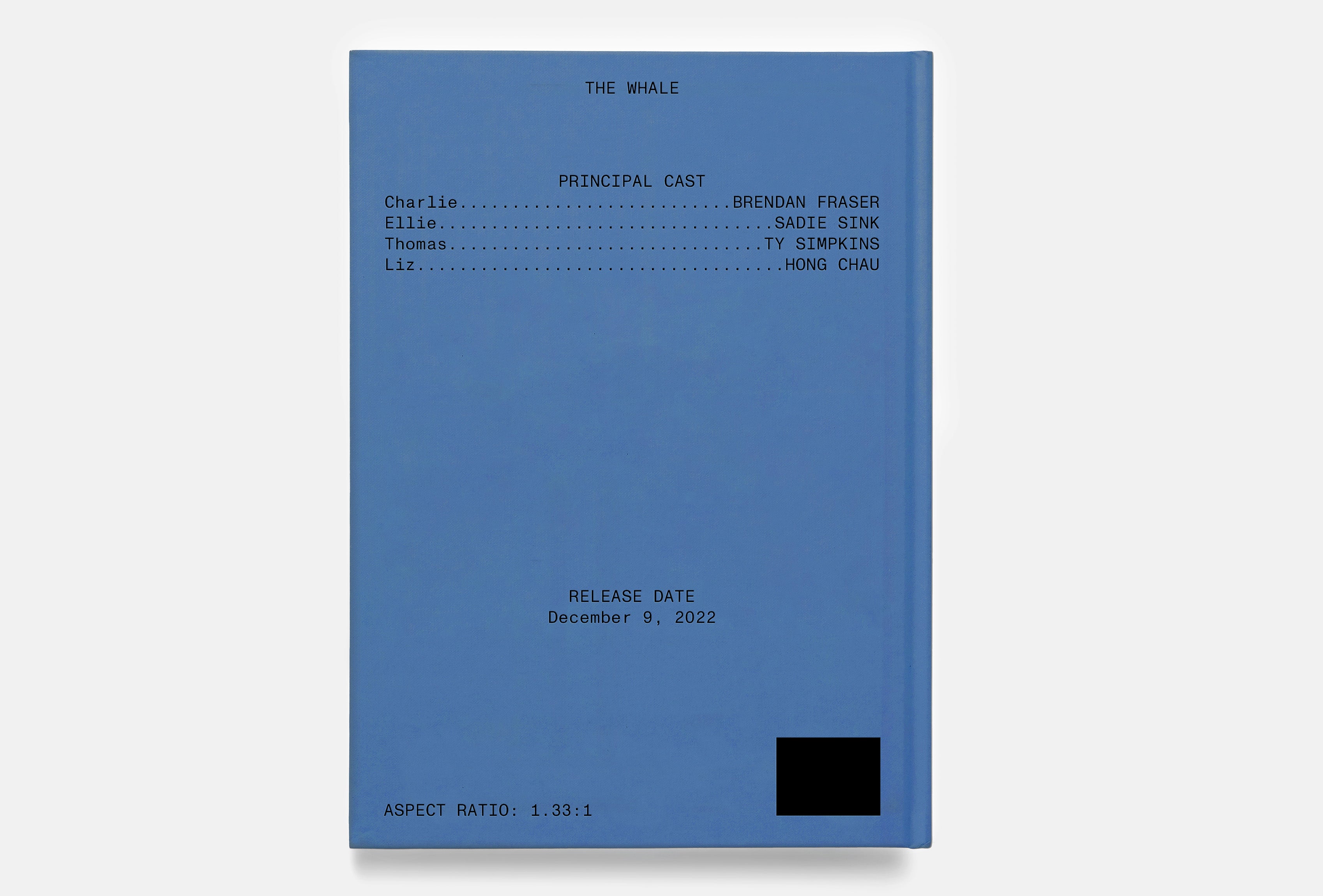 The Whale Screenplay Book