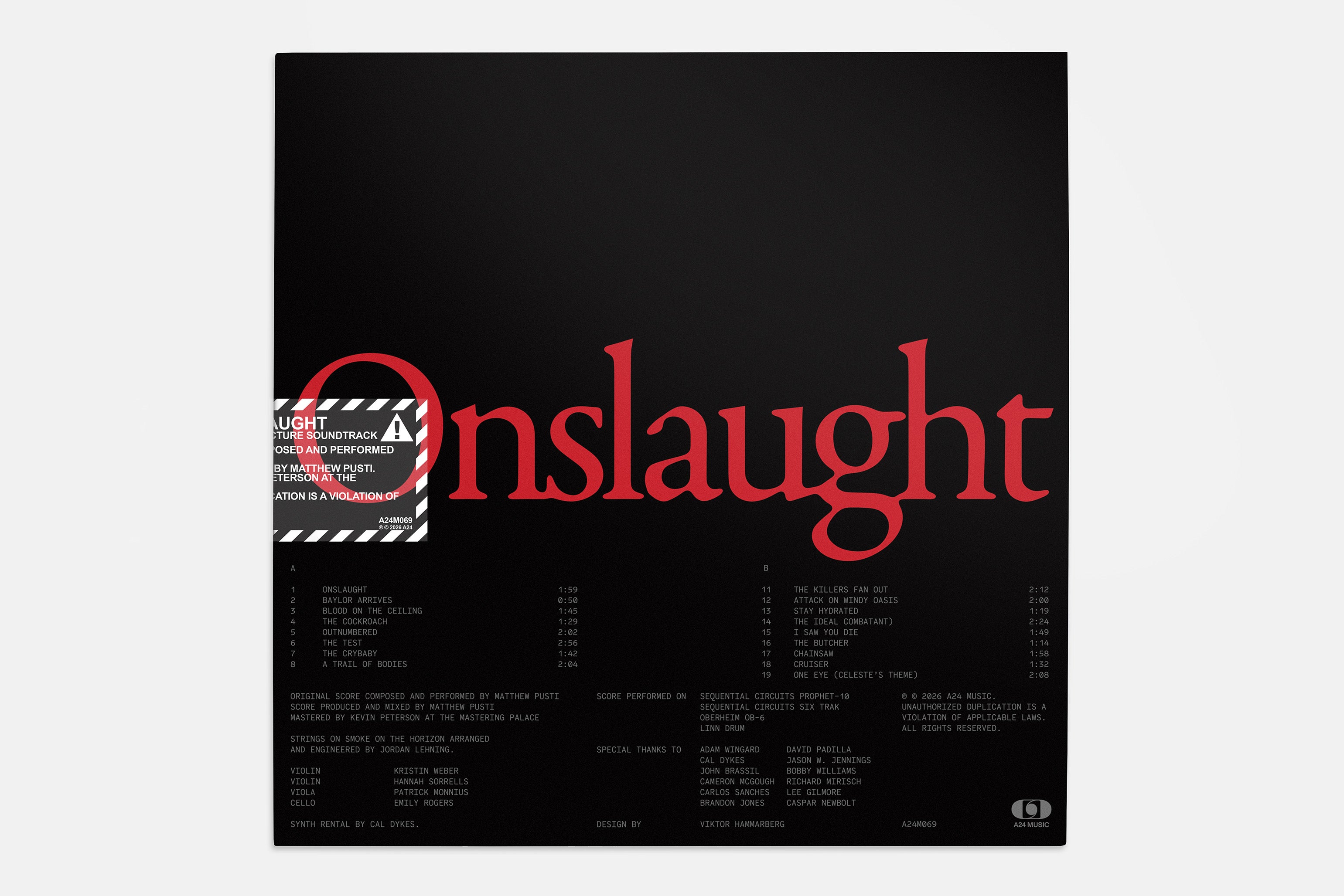 Onslaught Original Motion Picture Soundtrack