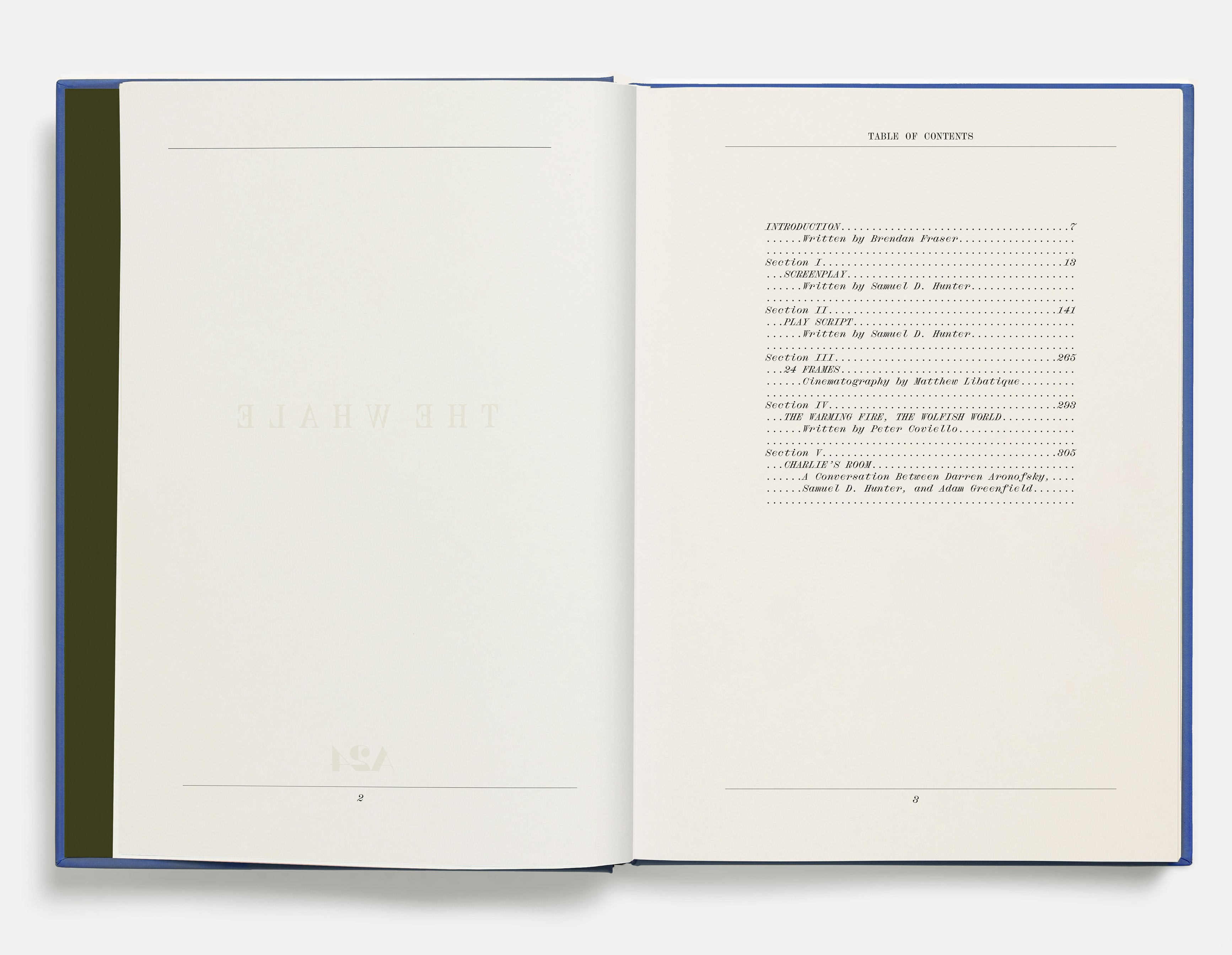 The Whale Screenplay Book