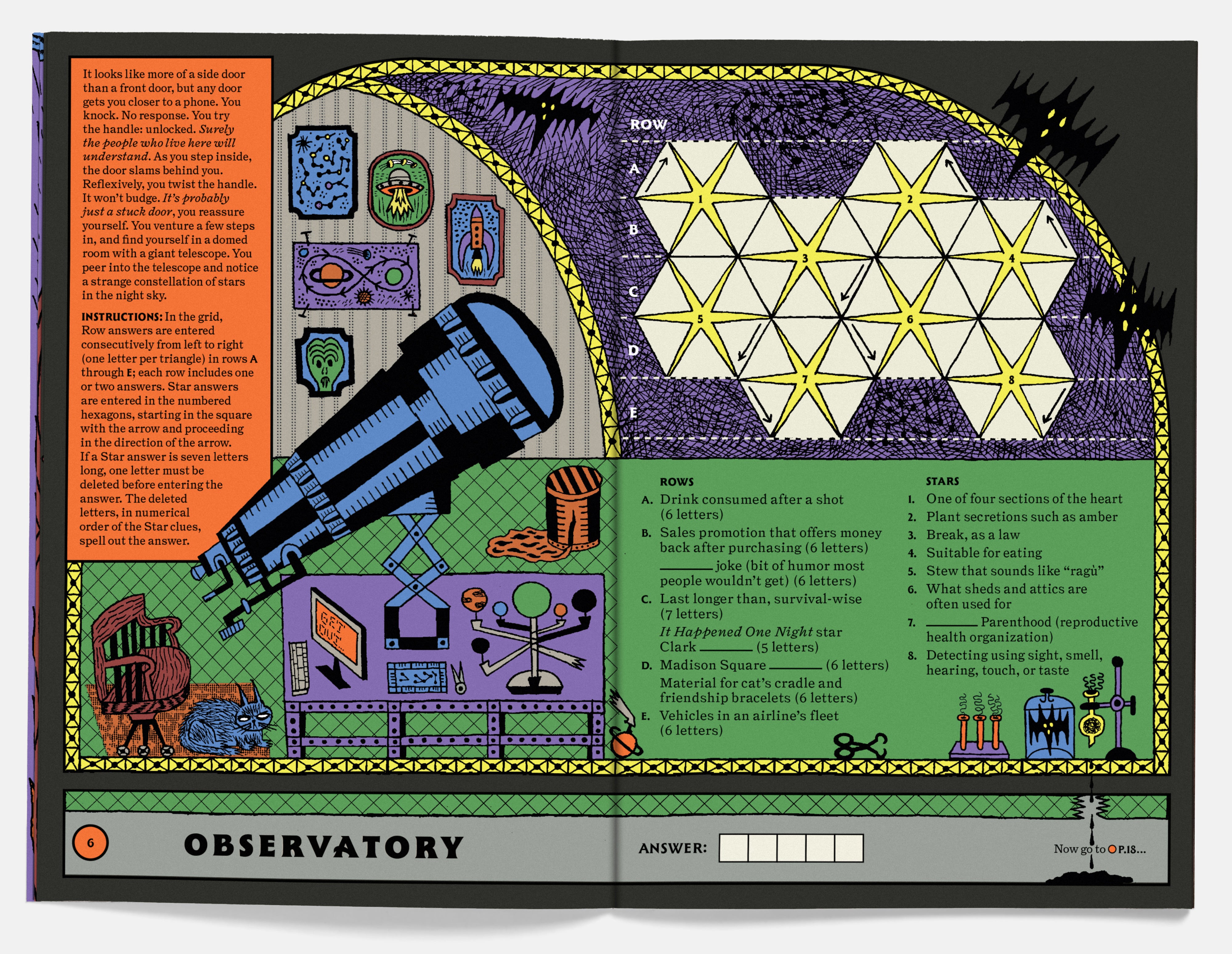 Which Way Out? A Heretic Puzzle Companion Zine