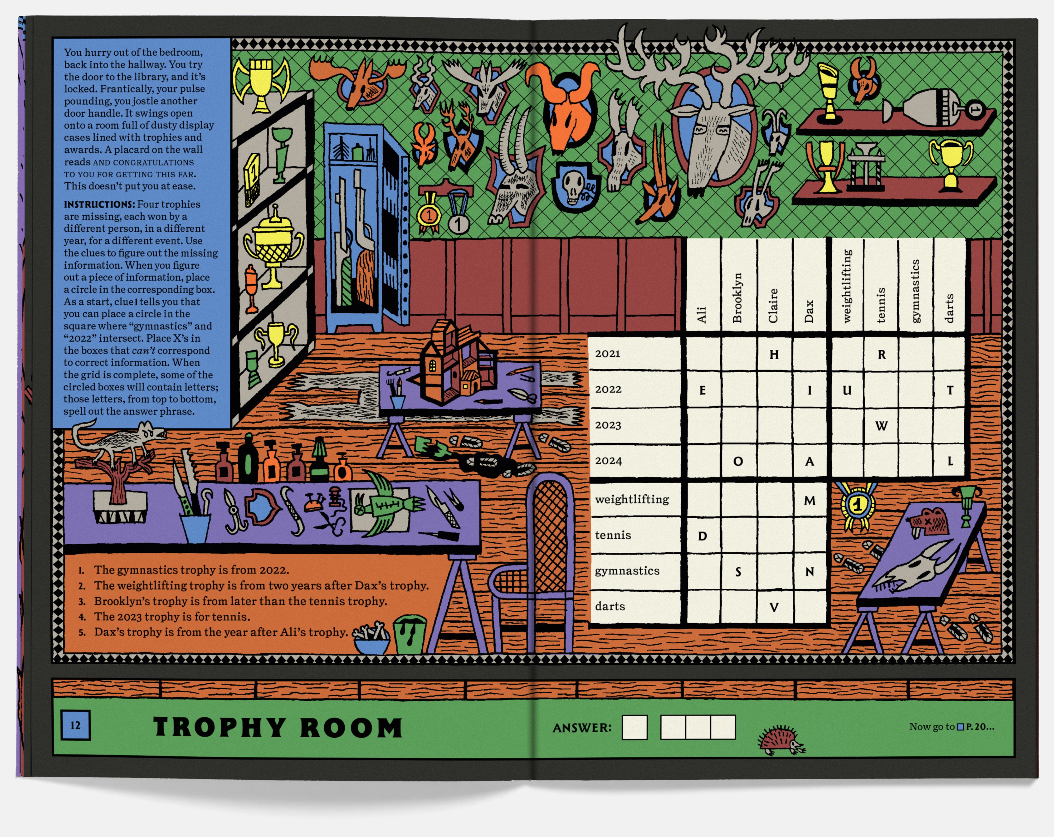 Which Way Out? A Heretic Puzzle Companion Zine