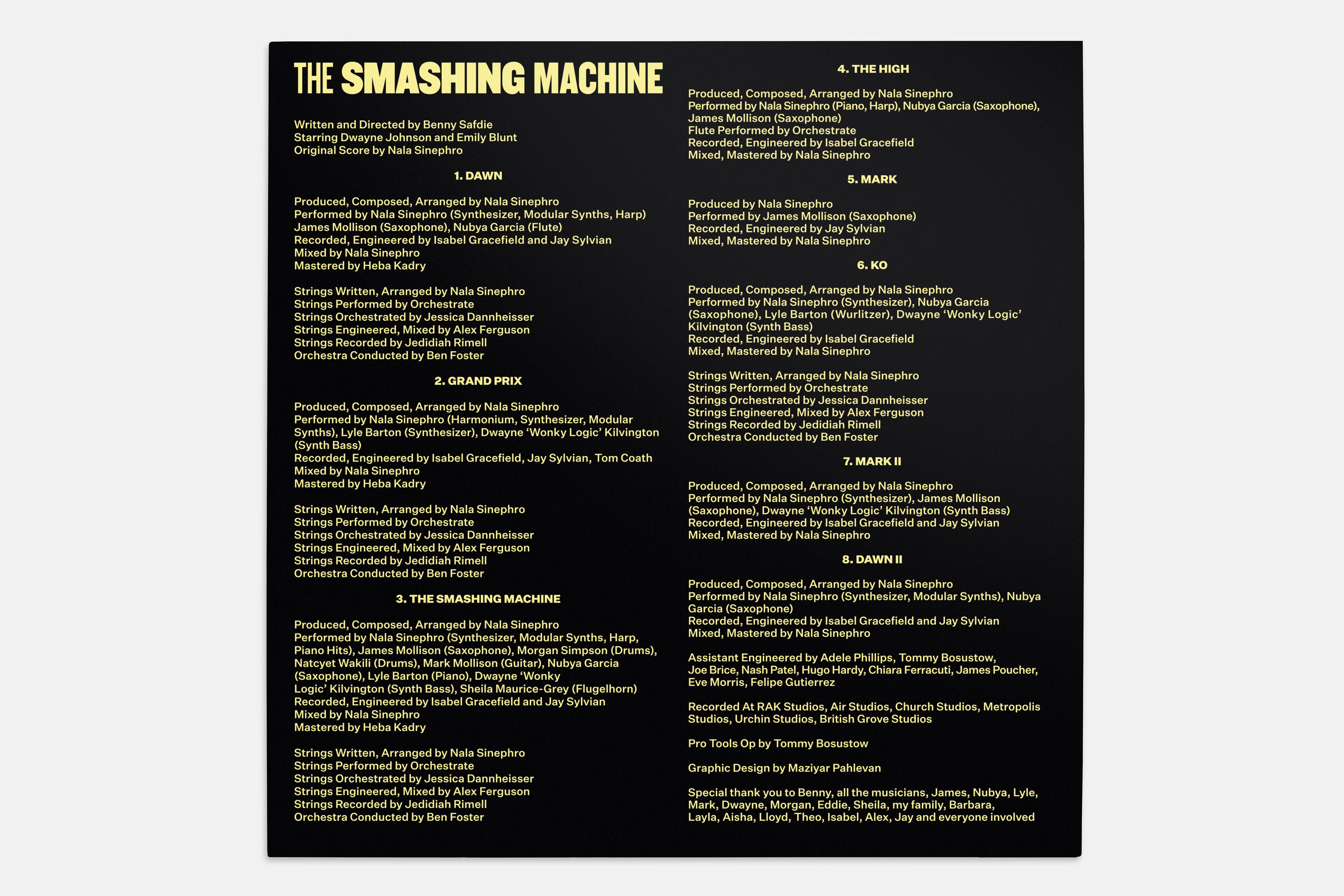 The Smashing Machine Original Motion Picture Soundtrack