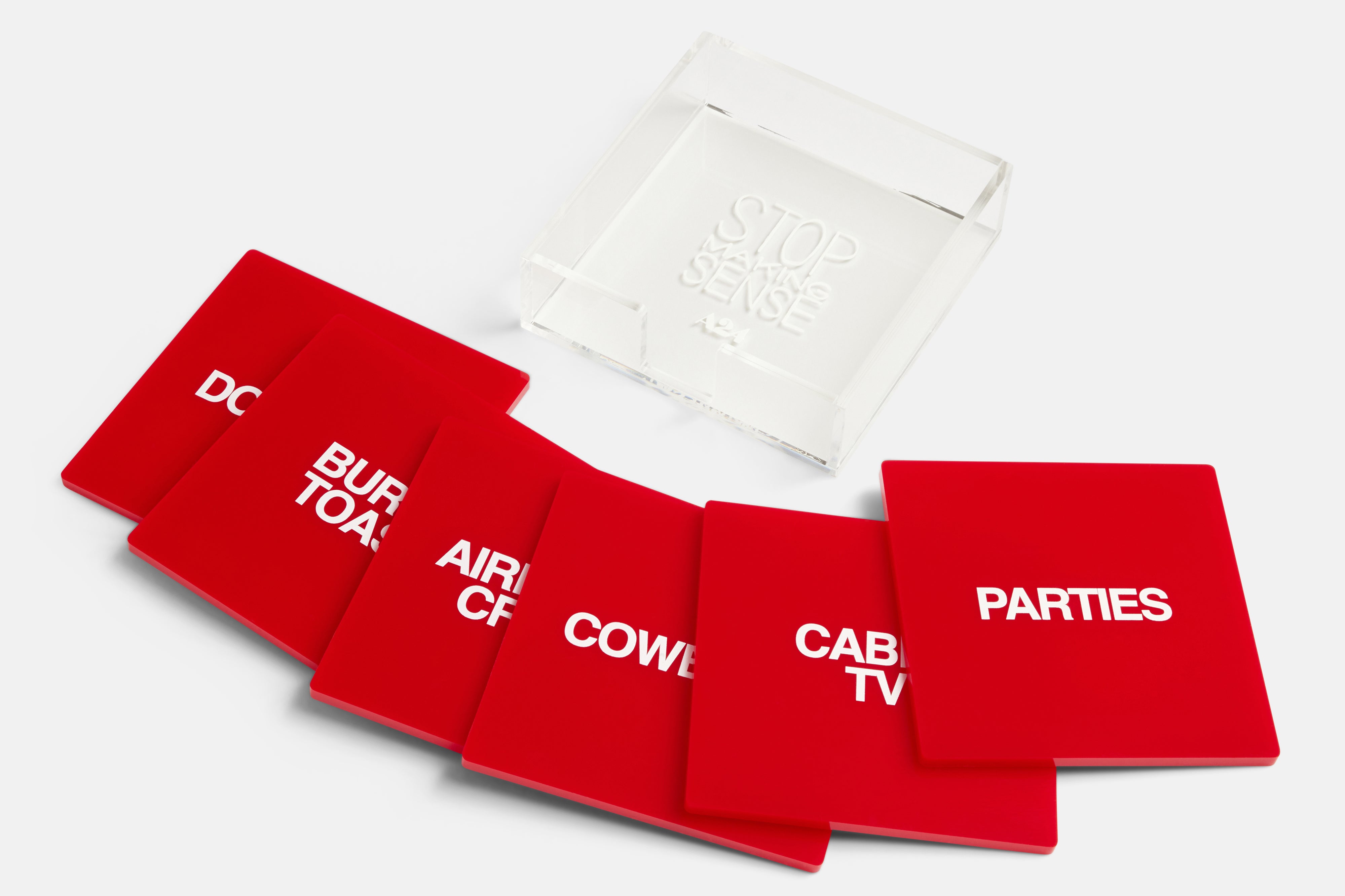 Stop Making Sense Coaster Set
