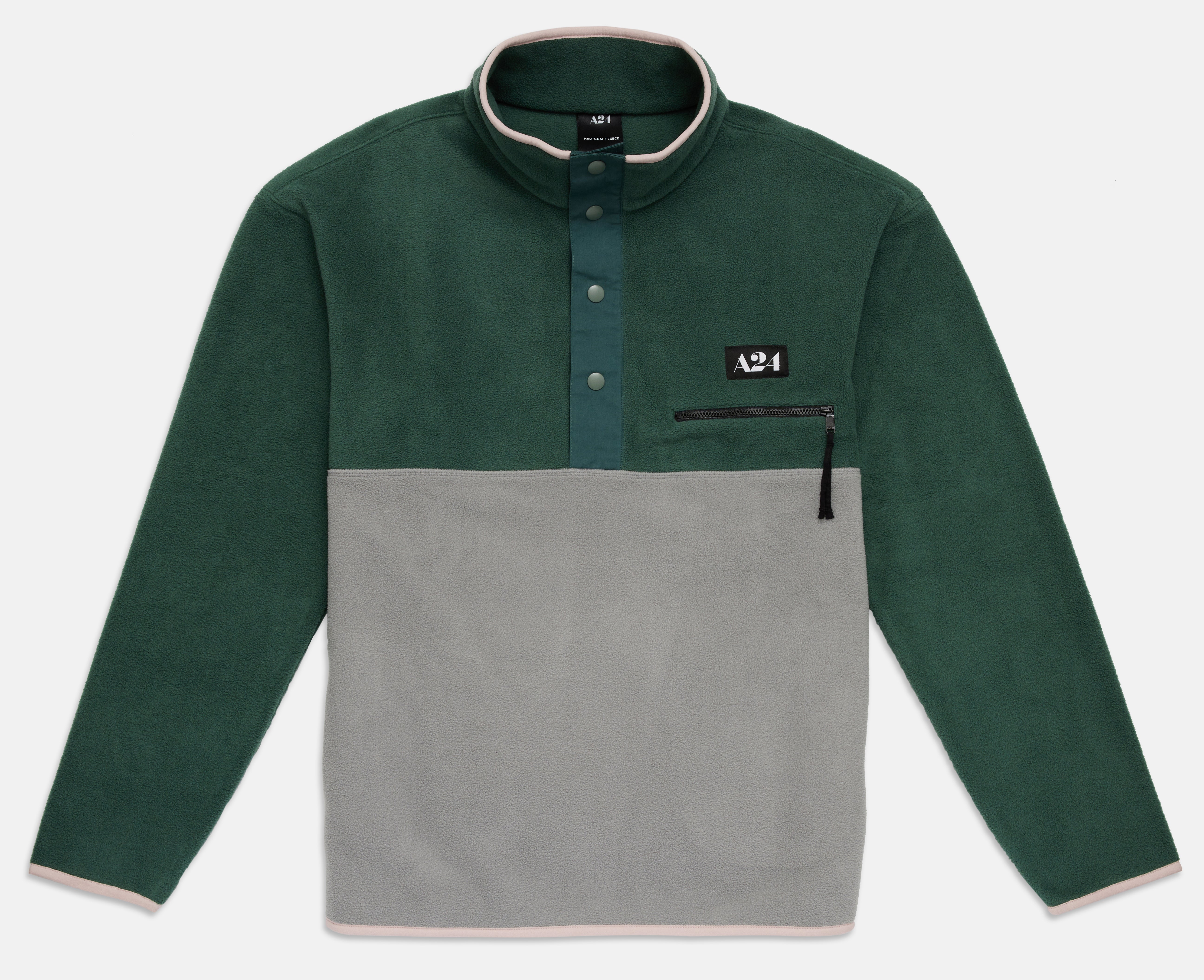 Sage Half Snap Fleece – A24 Shop