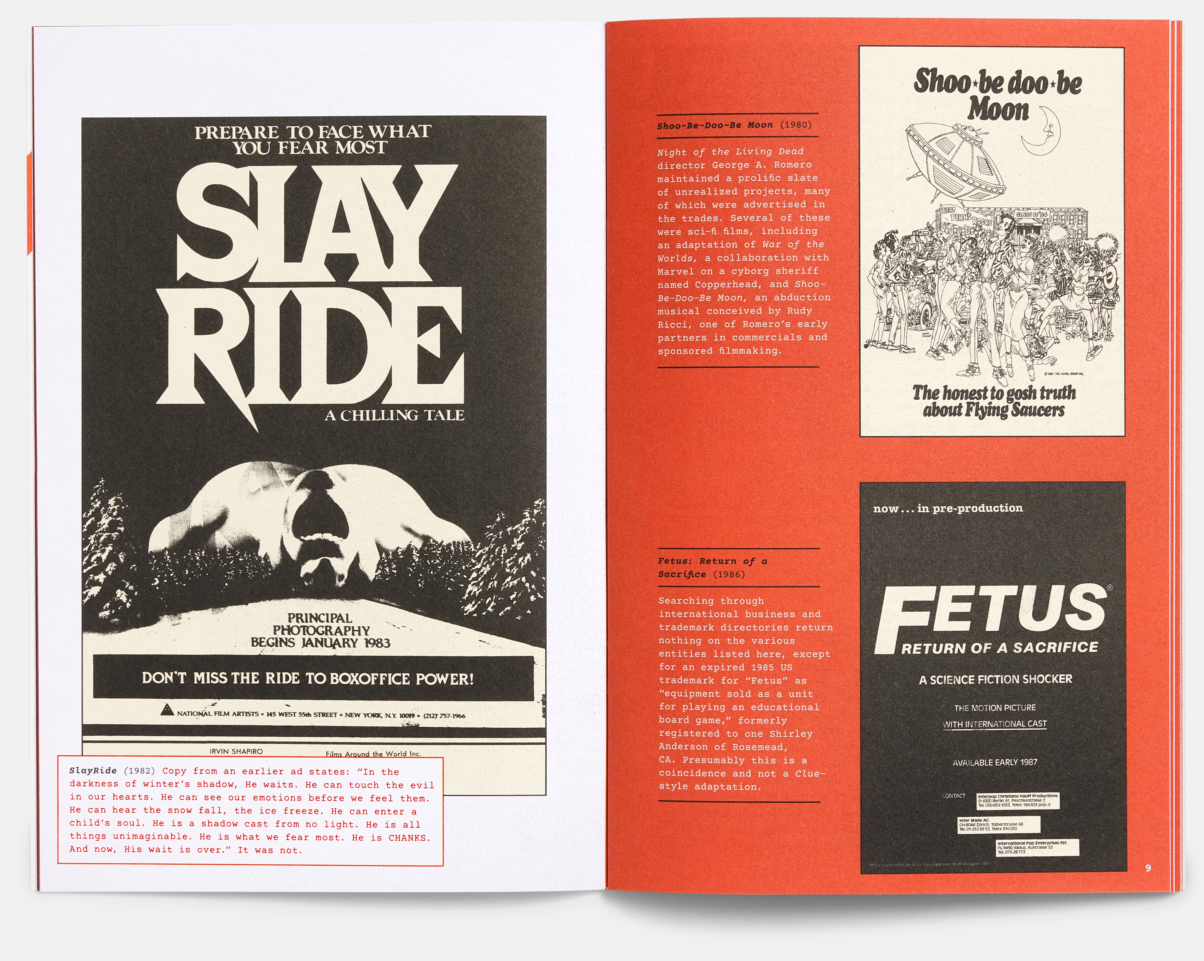 Never Coming To a Theater Near You Zine