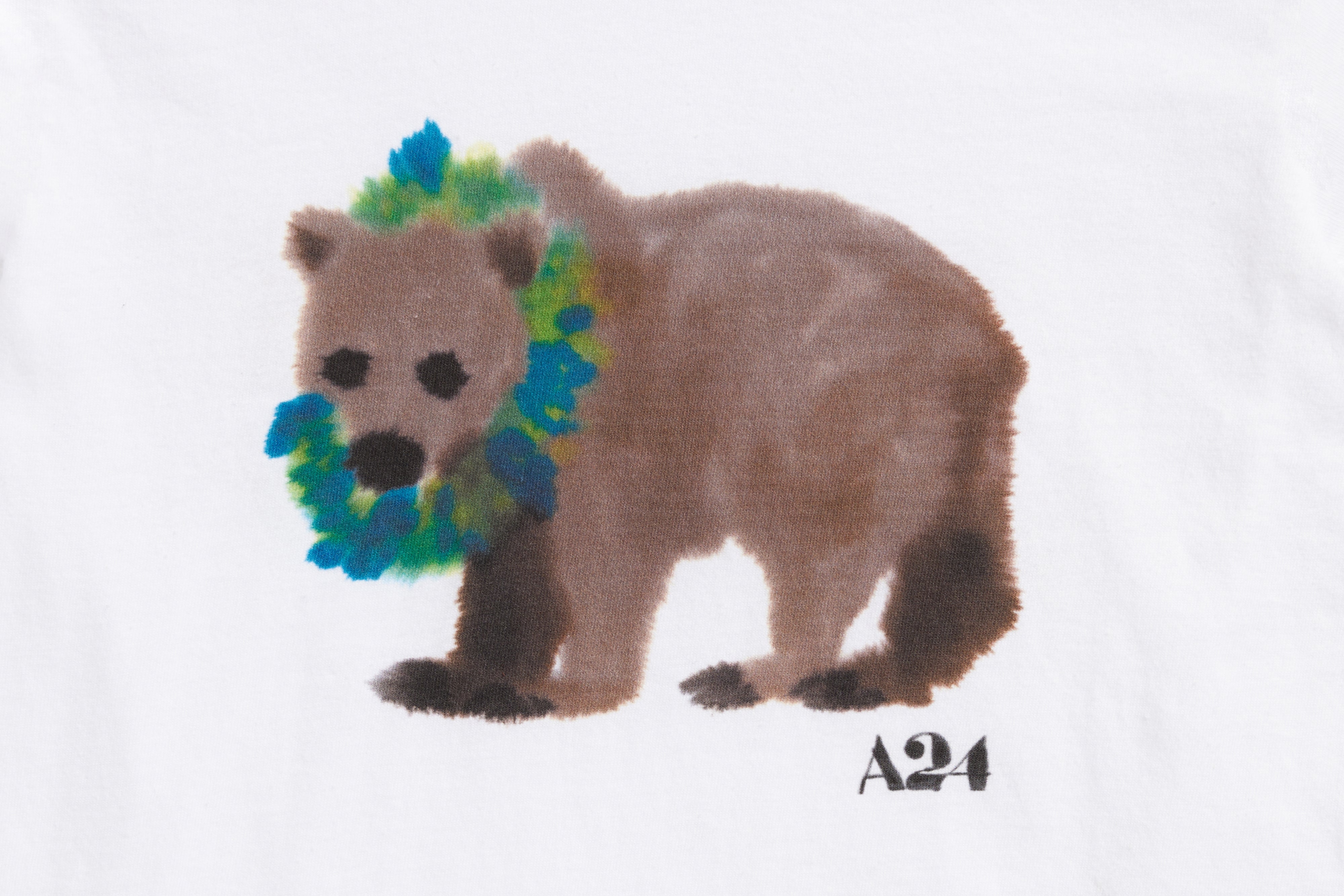 A24 x Rop van Mierlo Bear Watercolor Kids Tee