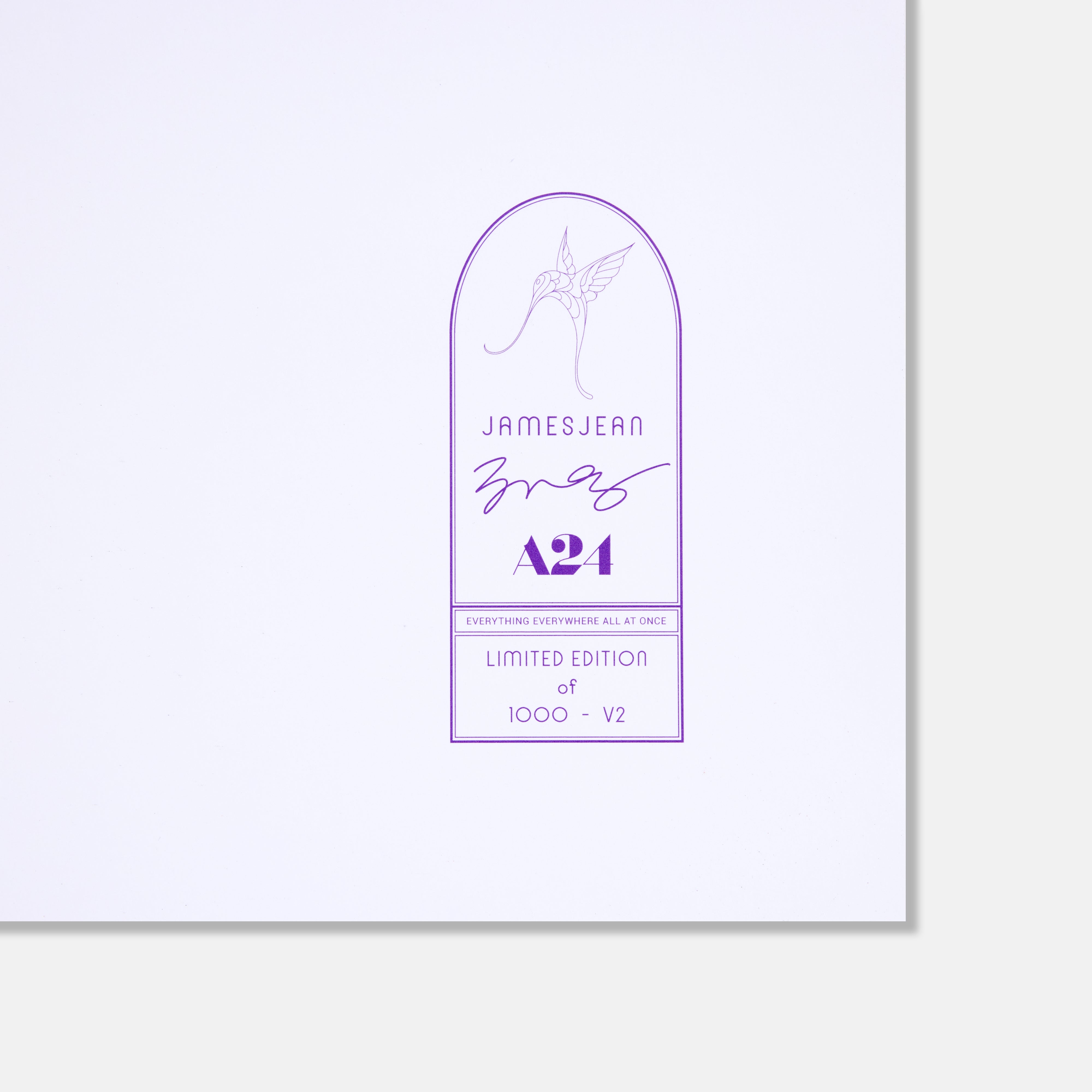 Everything Everywhere Signed Print and Coloring Sheet Set by James Jean