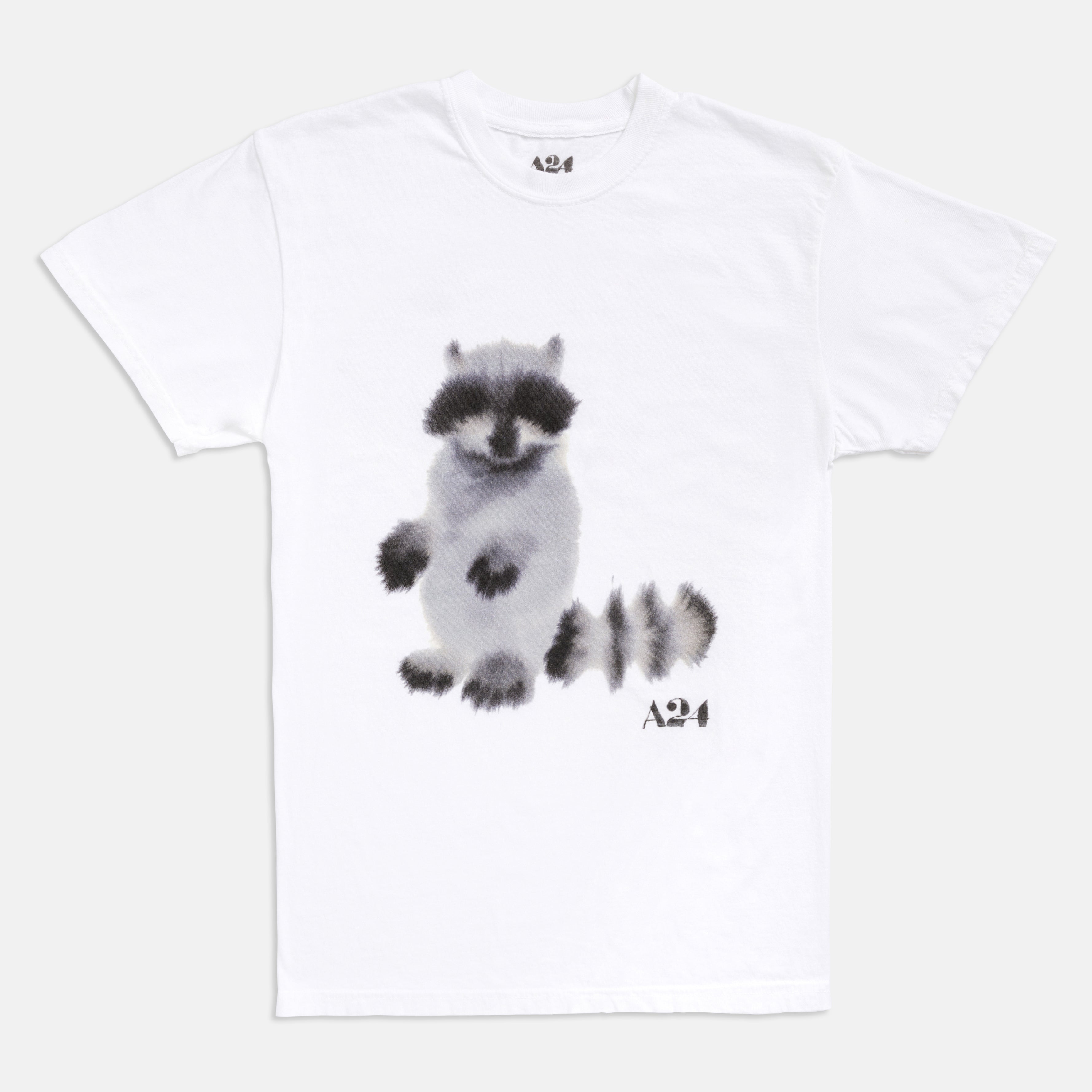 A24 x Rop van Mierlo Raccoon Watercolor Tee