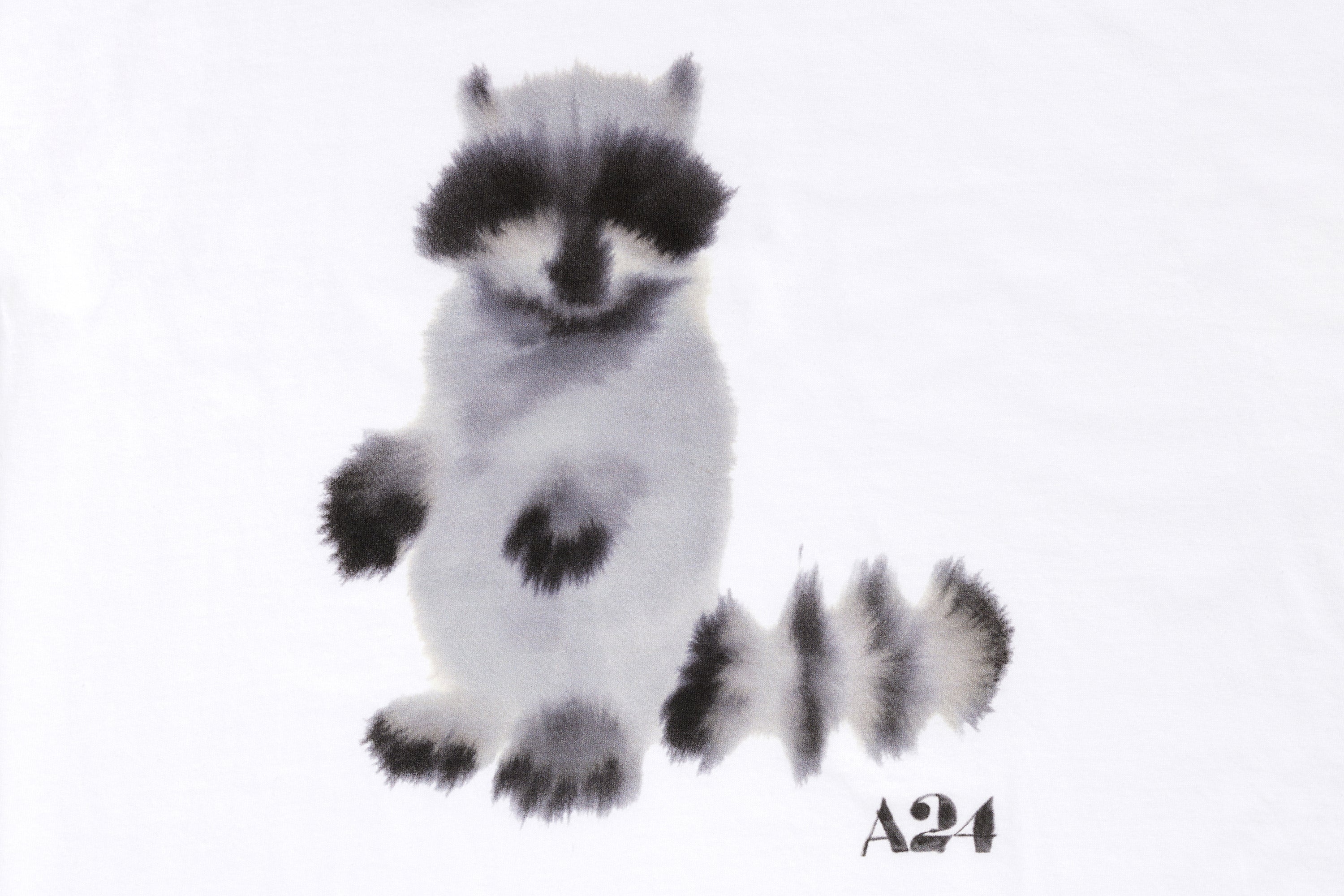 A24 x Rop van Mierlo Raccoon Watercolor Tee