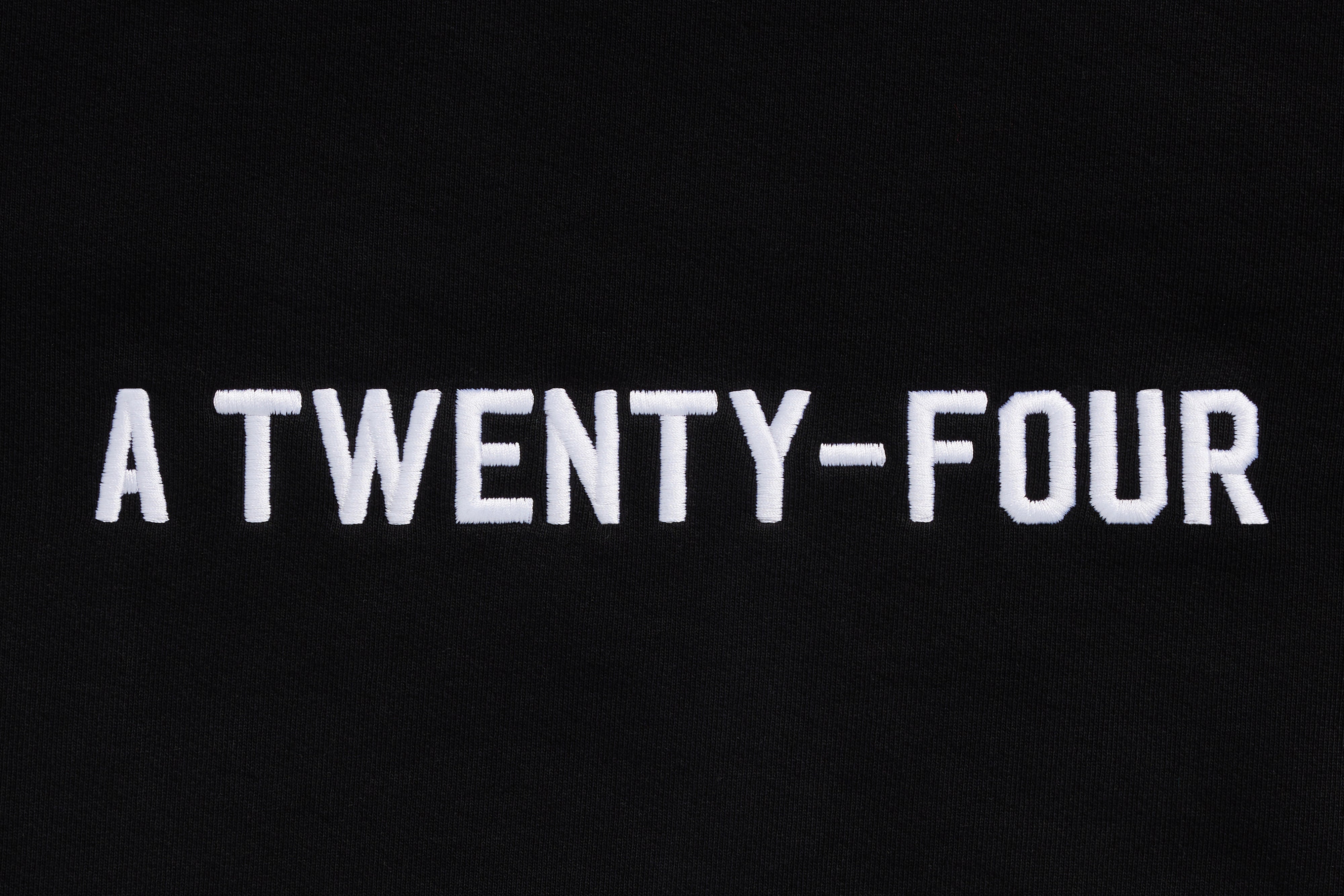 A Twenty-Four Embroidered Crewneck