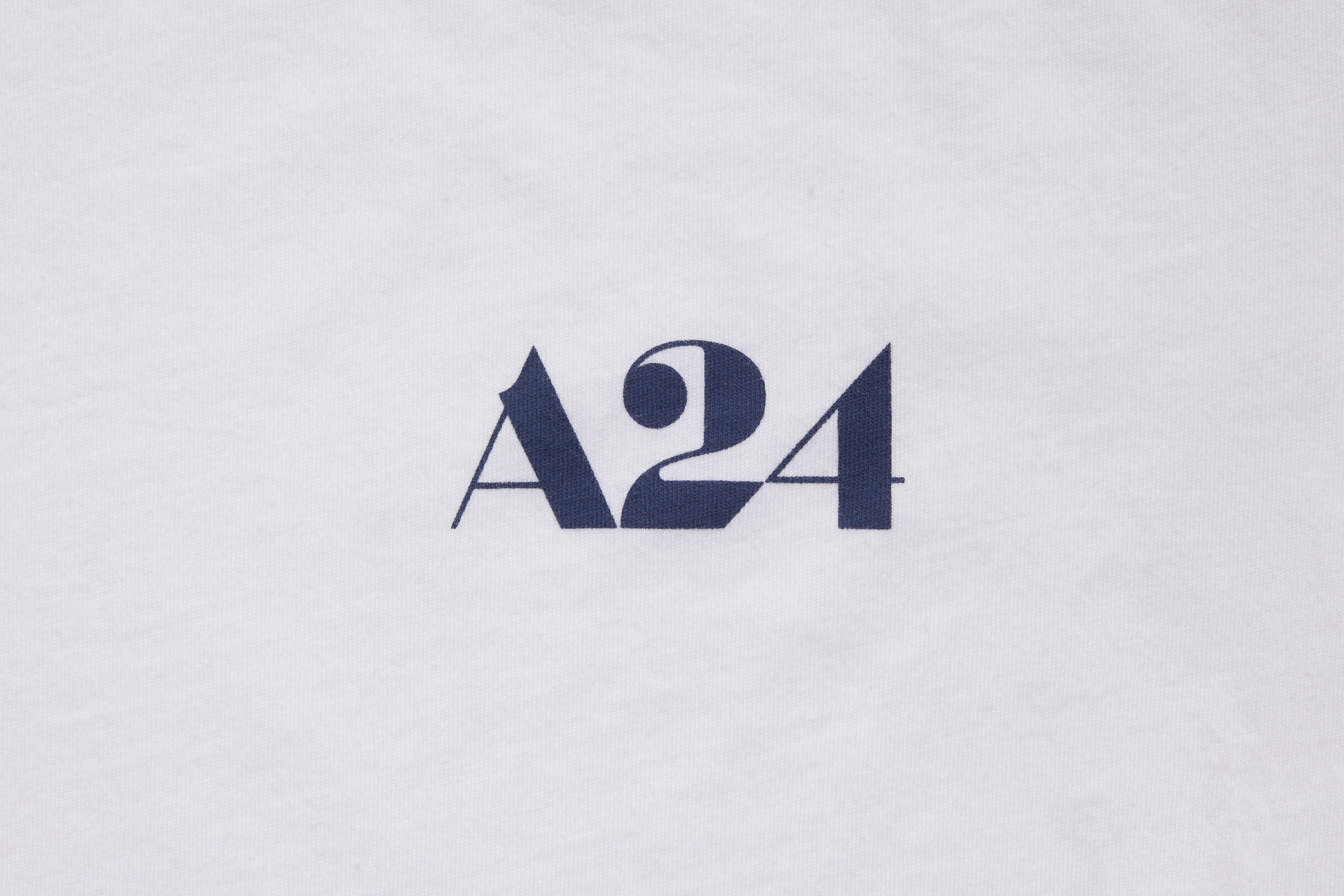 White Logo Tee