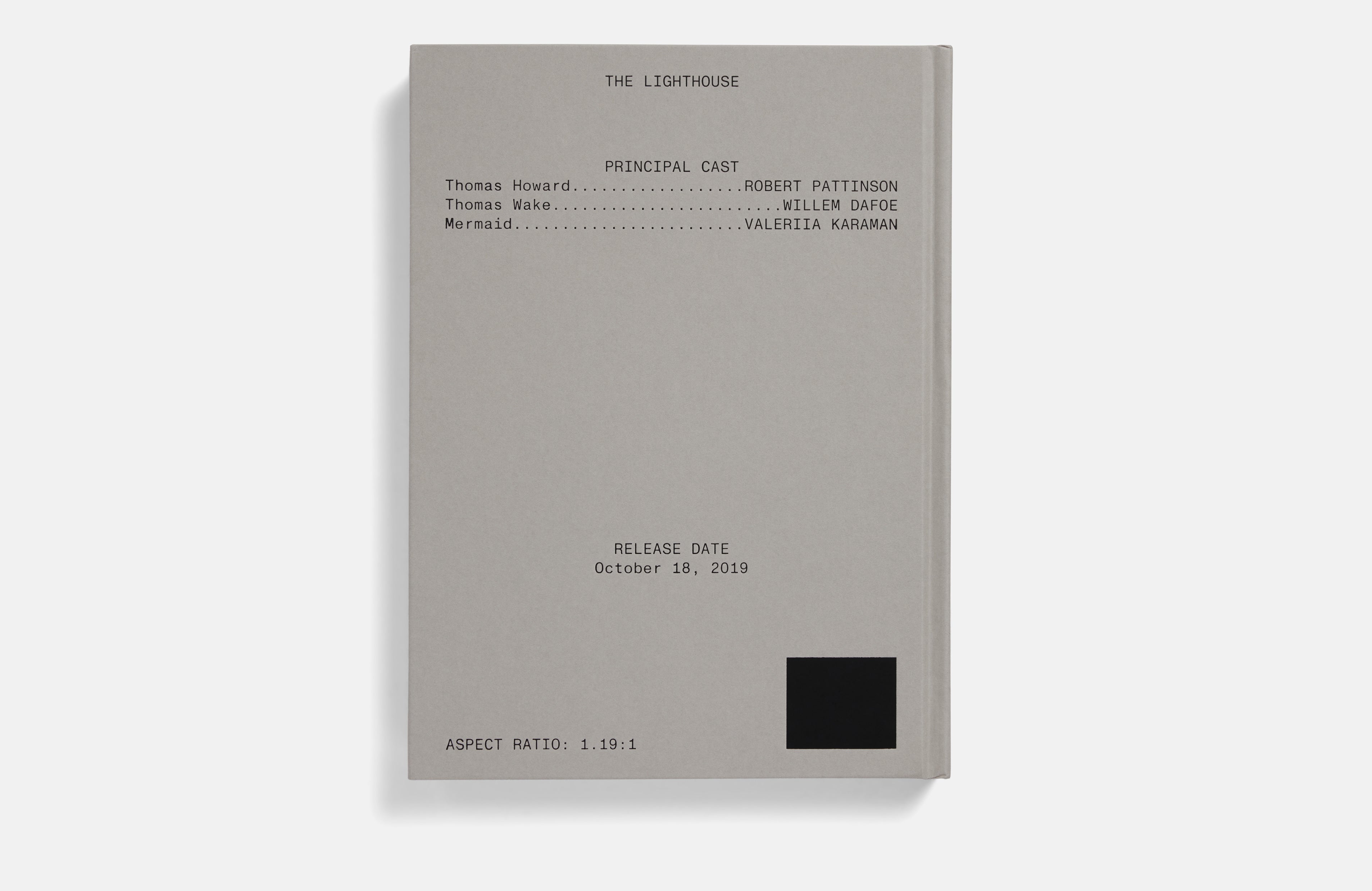 The Lighthouse Screenplay Book