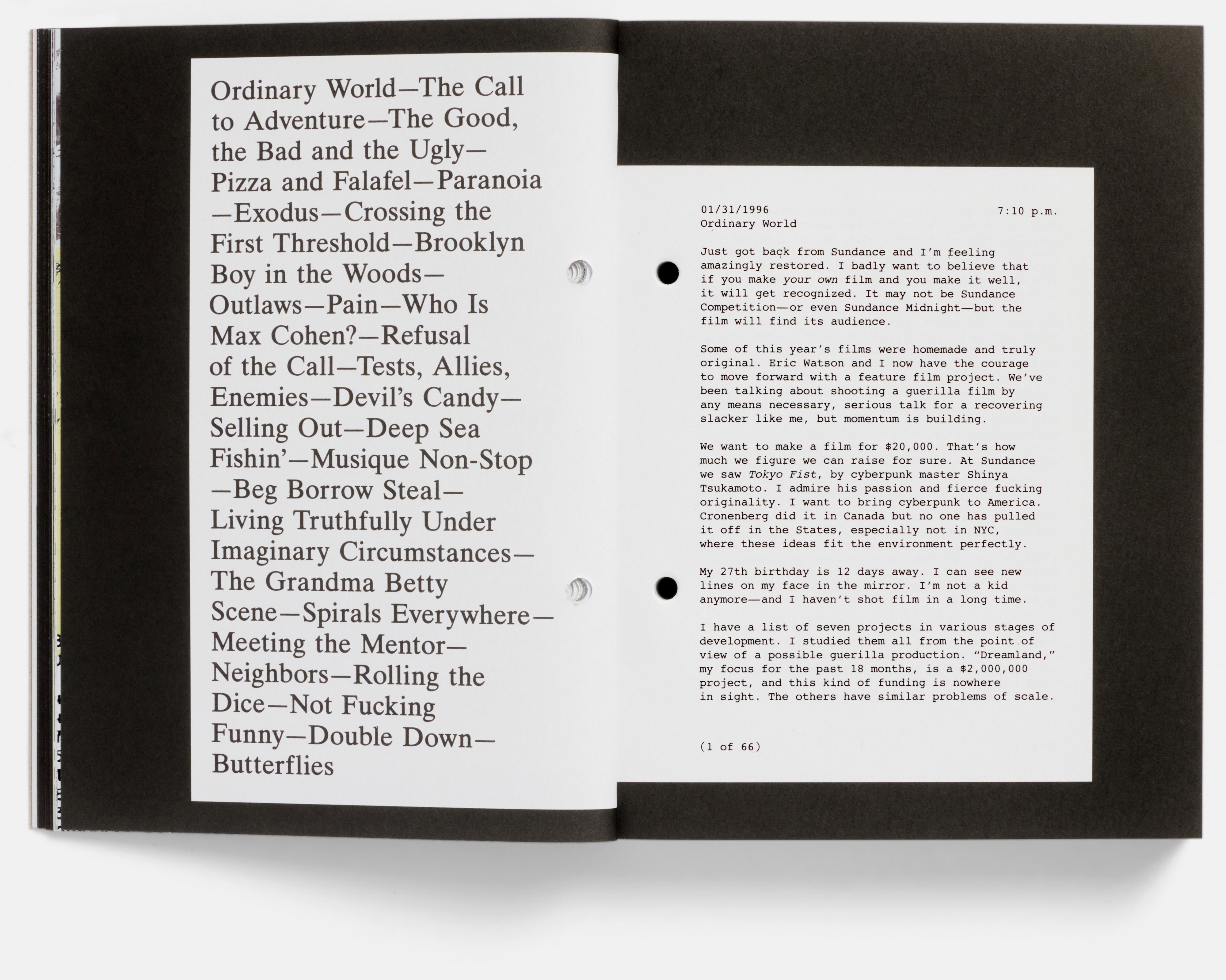 Pi: The Guerilla Diaries by Darren Aronofsky