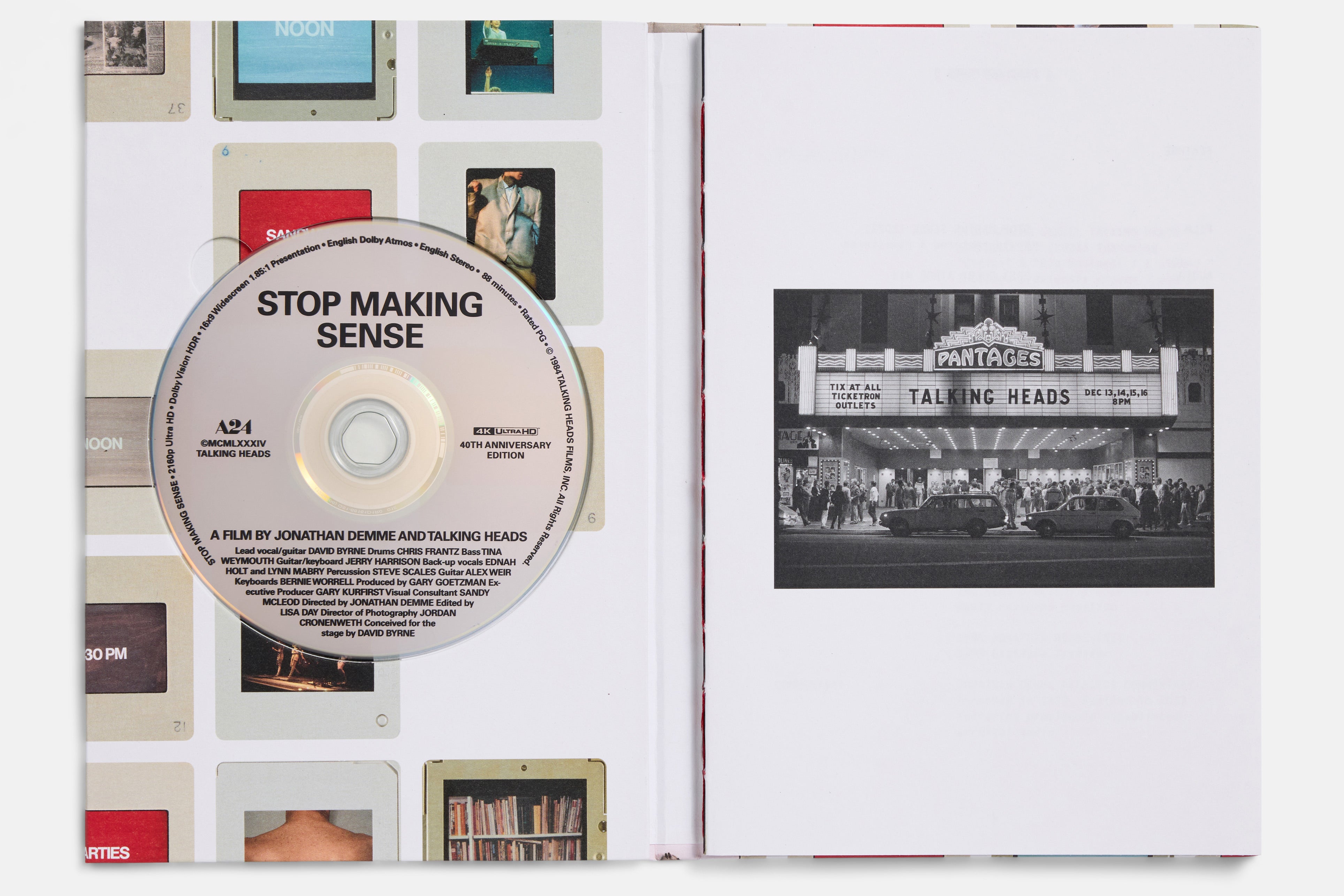 Stop Making Sense: Deluxe Collector's Edition – A24 Shop