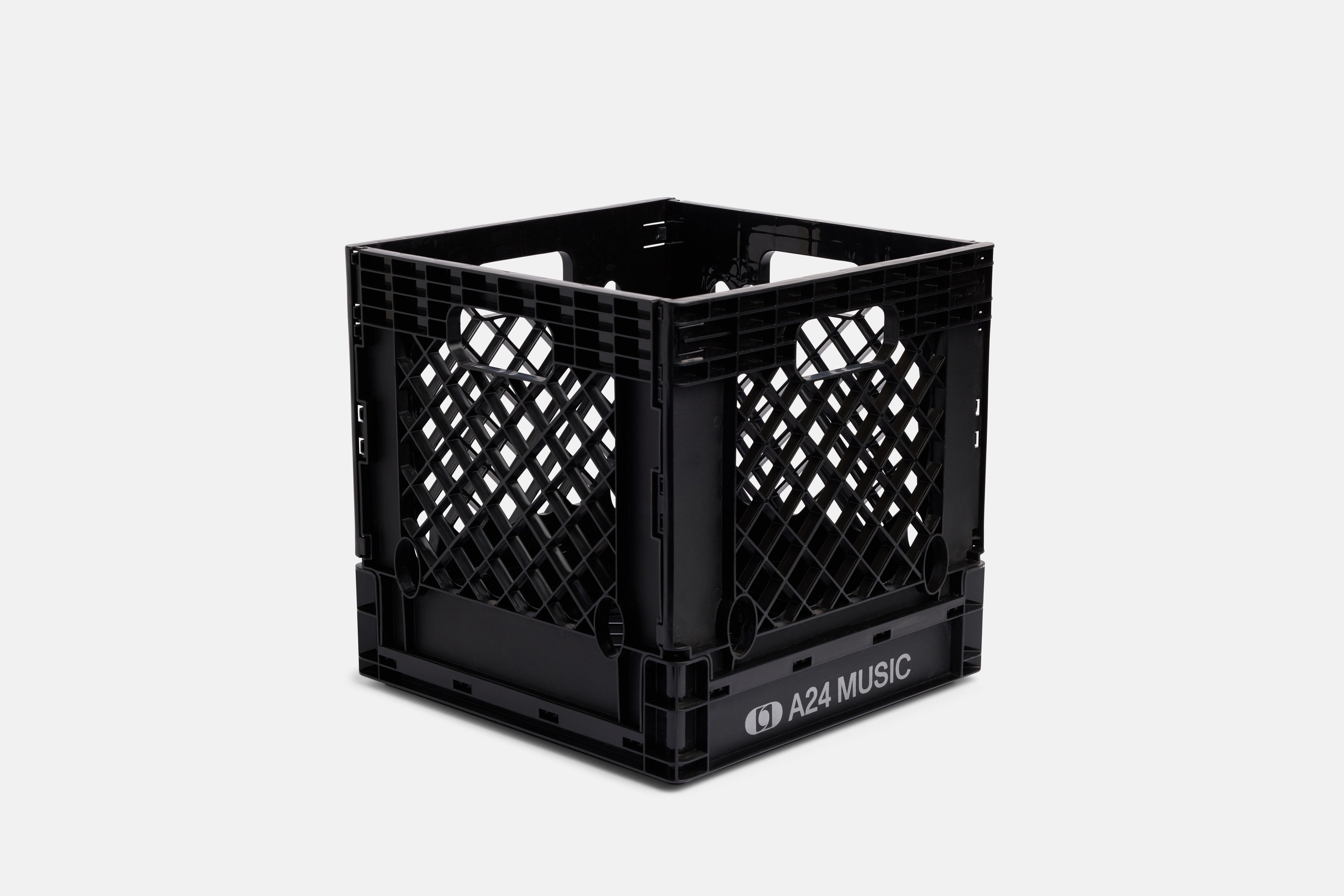 a24kページ‼️ブラック3段BOX Collapsible Record Crate – A24 Shop