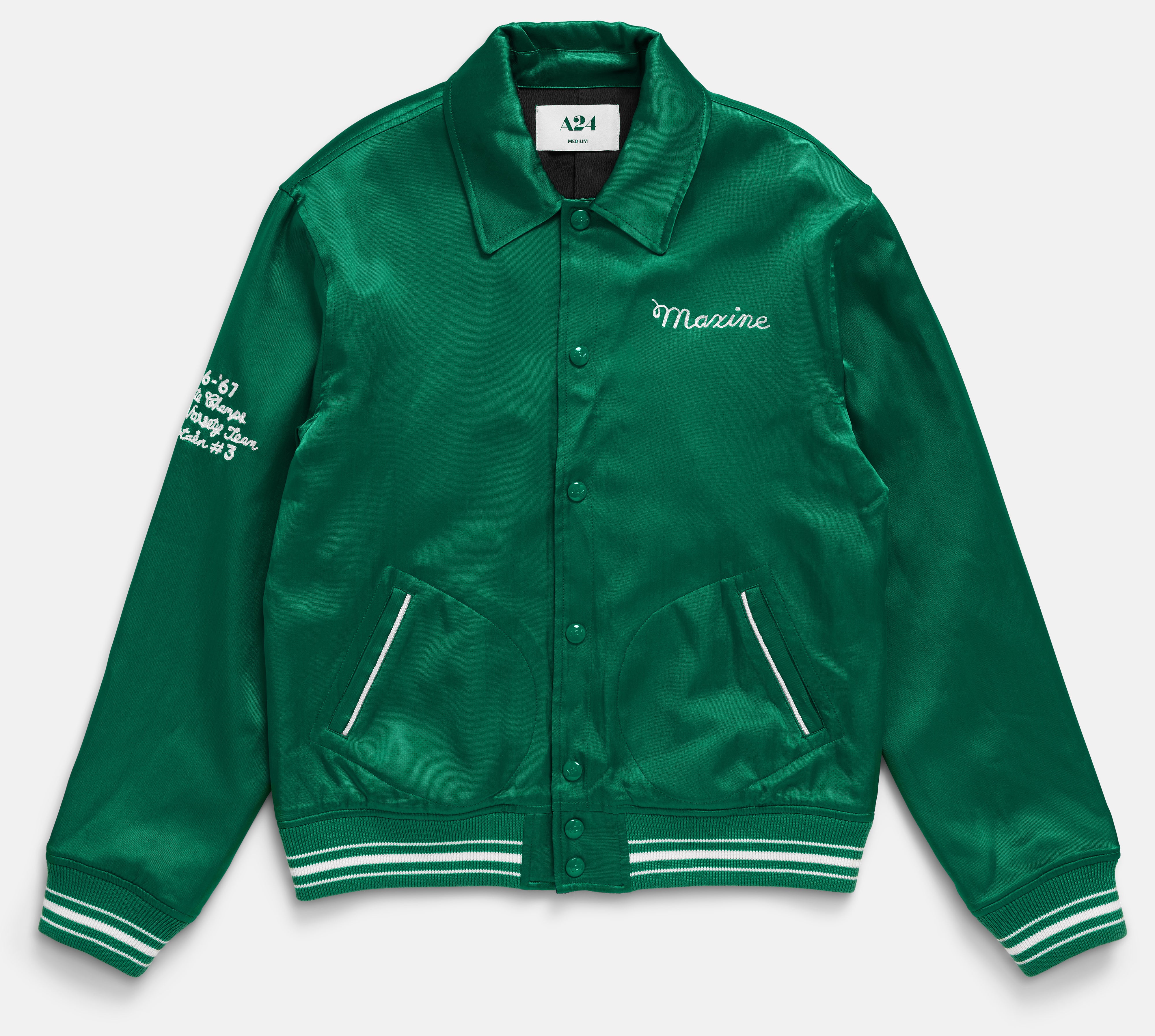 ★完売品★ A24オフィシャルMaXXXine Varsity Jacket Maxine Minx Varsity Jacket – A24 Shop