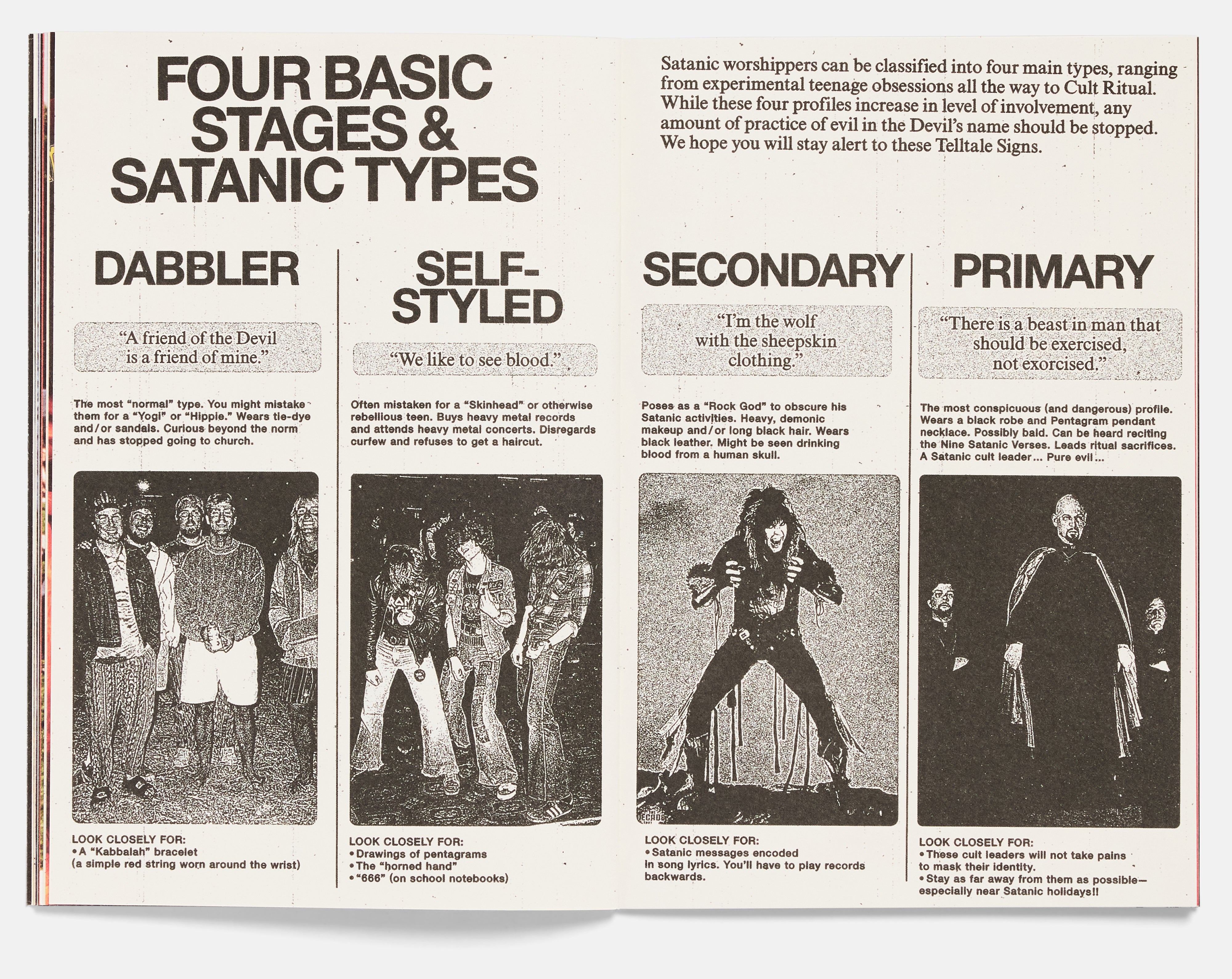 Not Today, Satan! Zine by Ti West