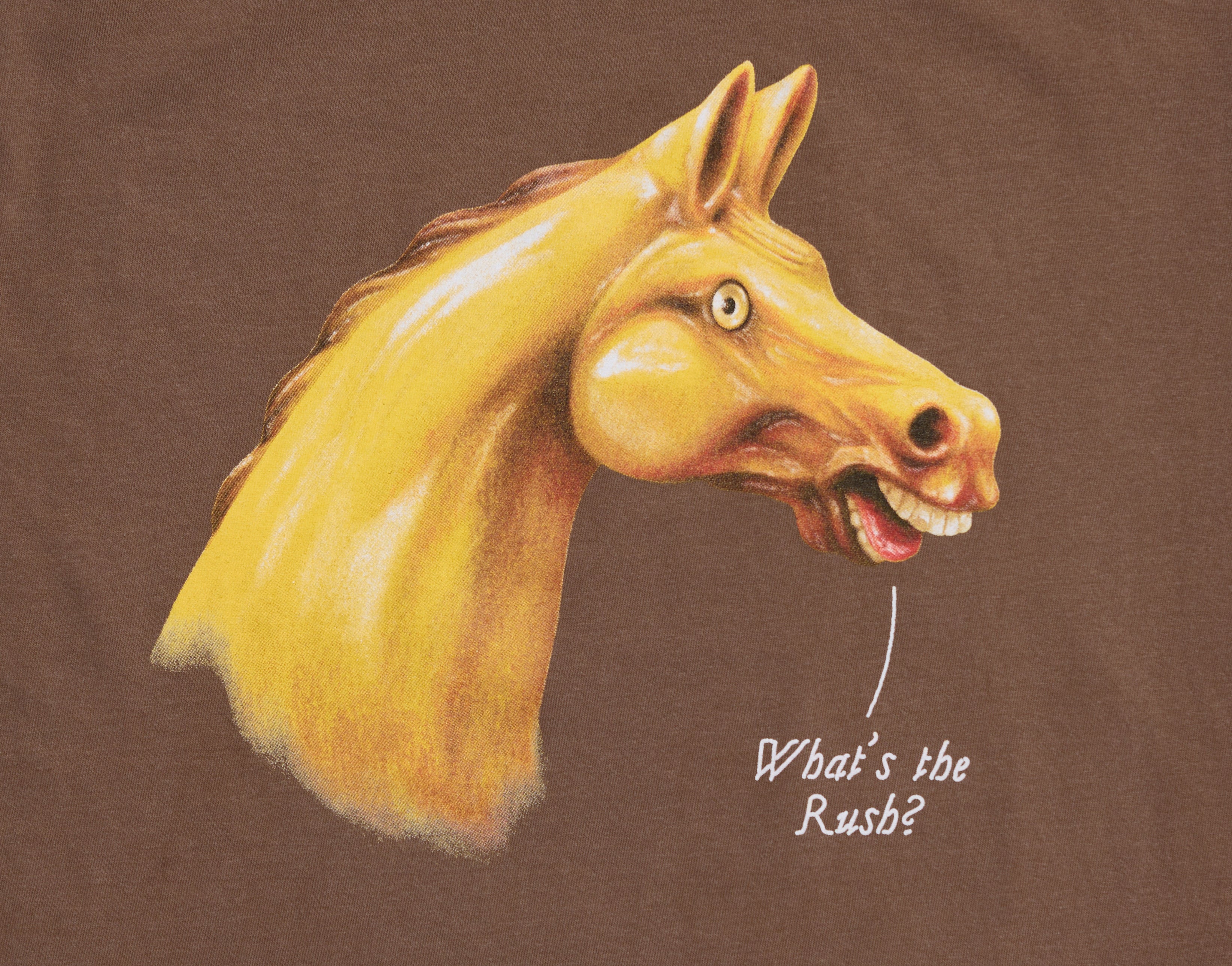 We Live In Time Carousel Horse Tee