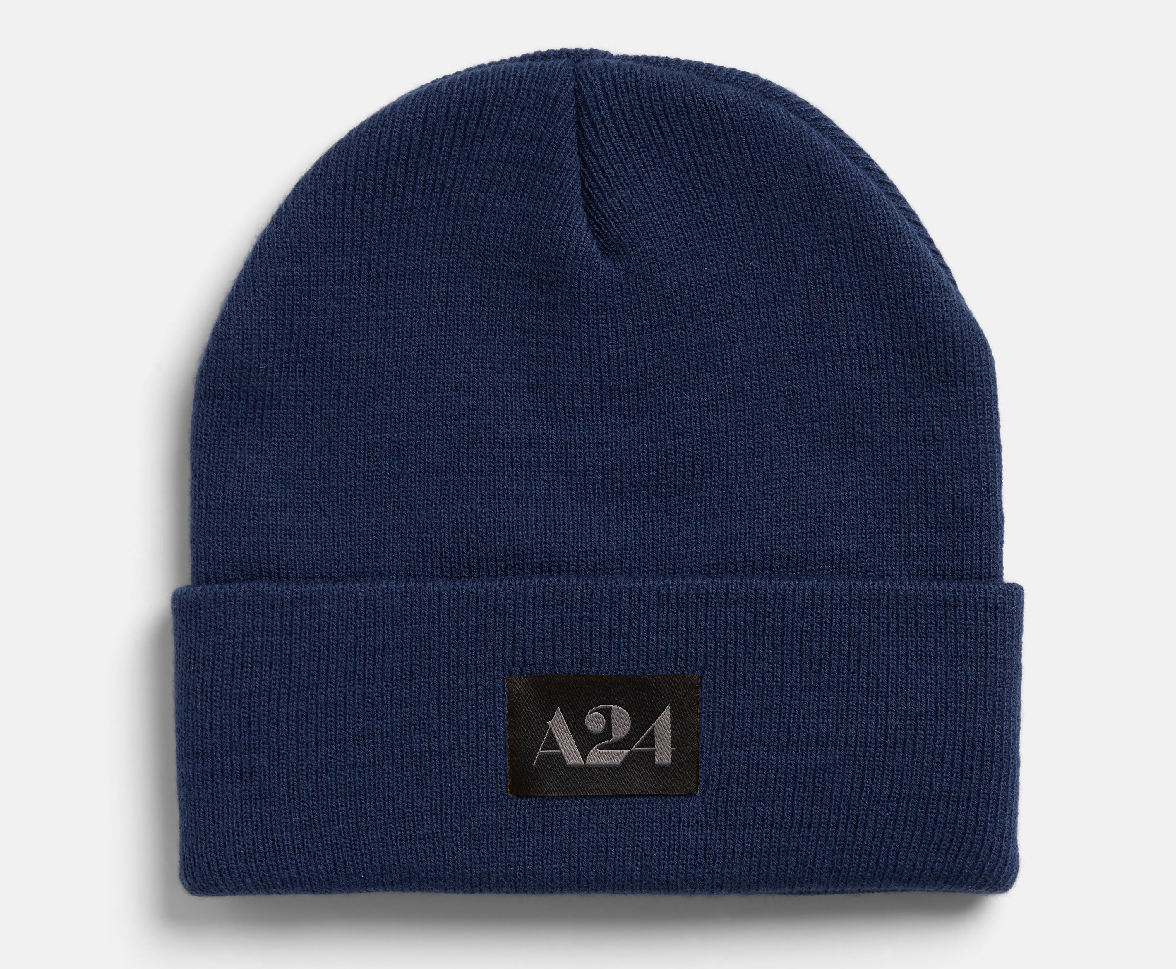 Navy Logo Beanie – A24 Shop