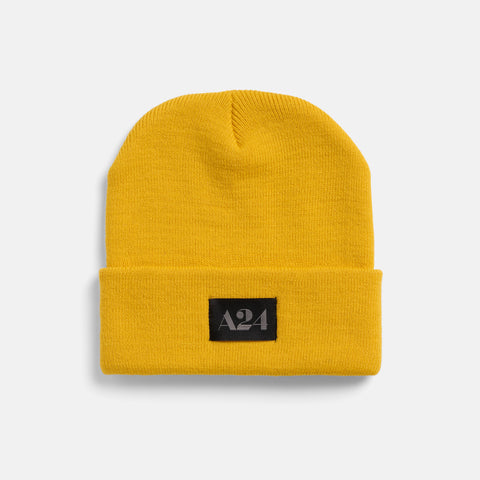 Yellow Logo Beanie