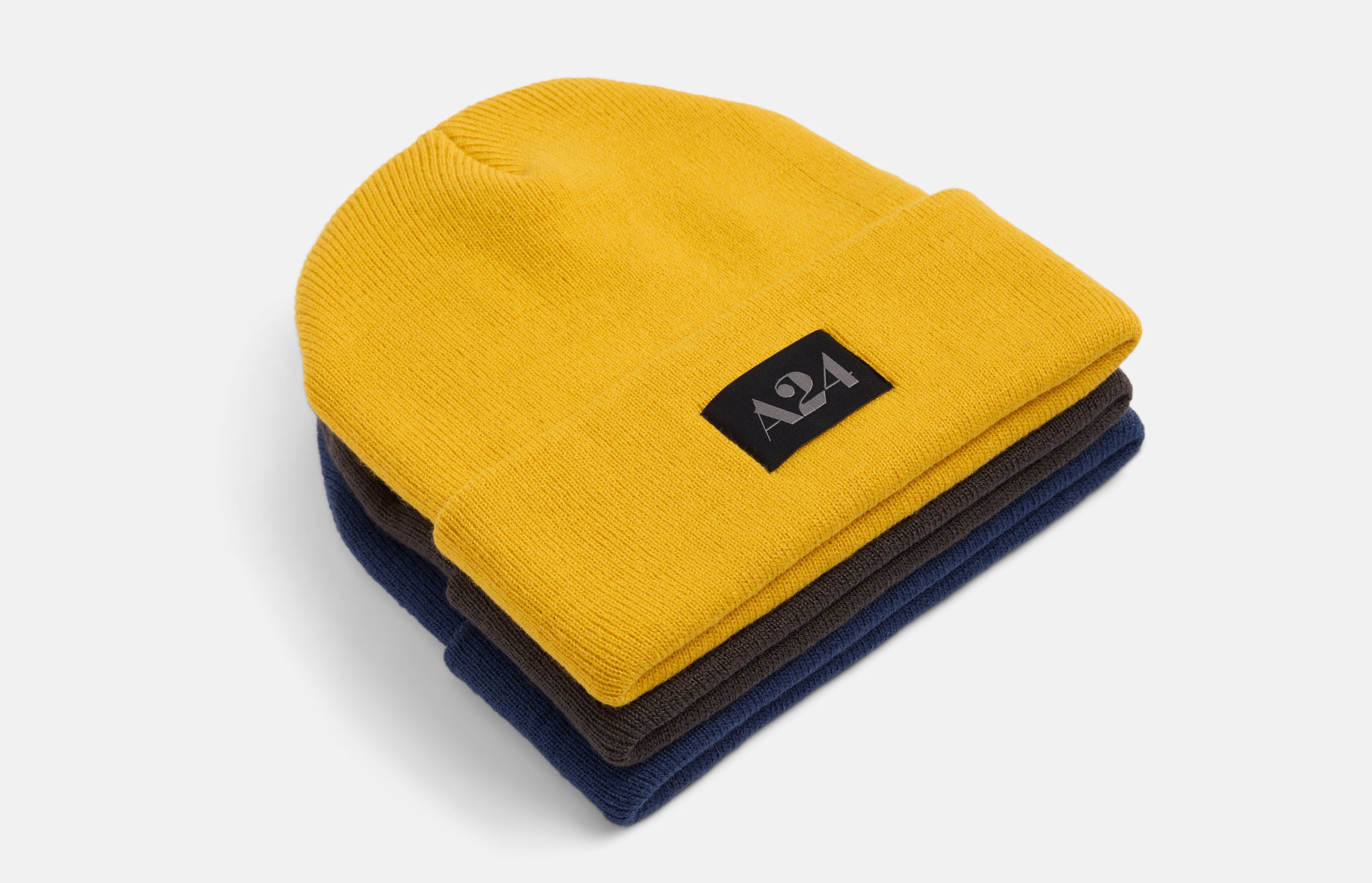 Yellow Logo Beanie