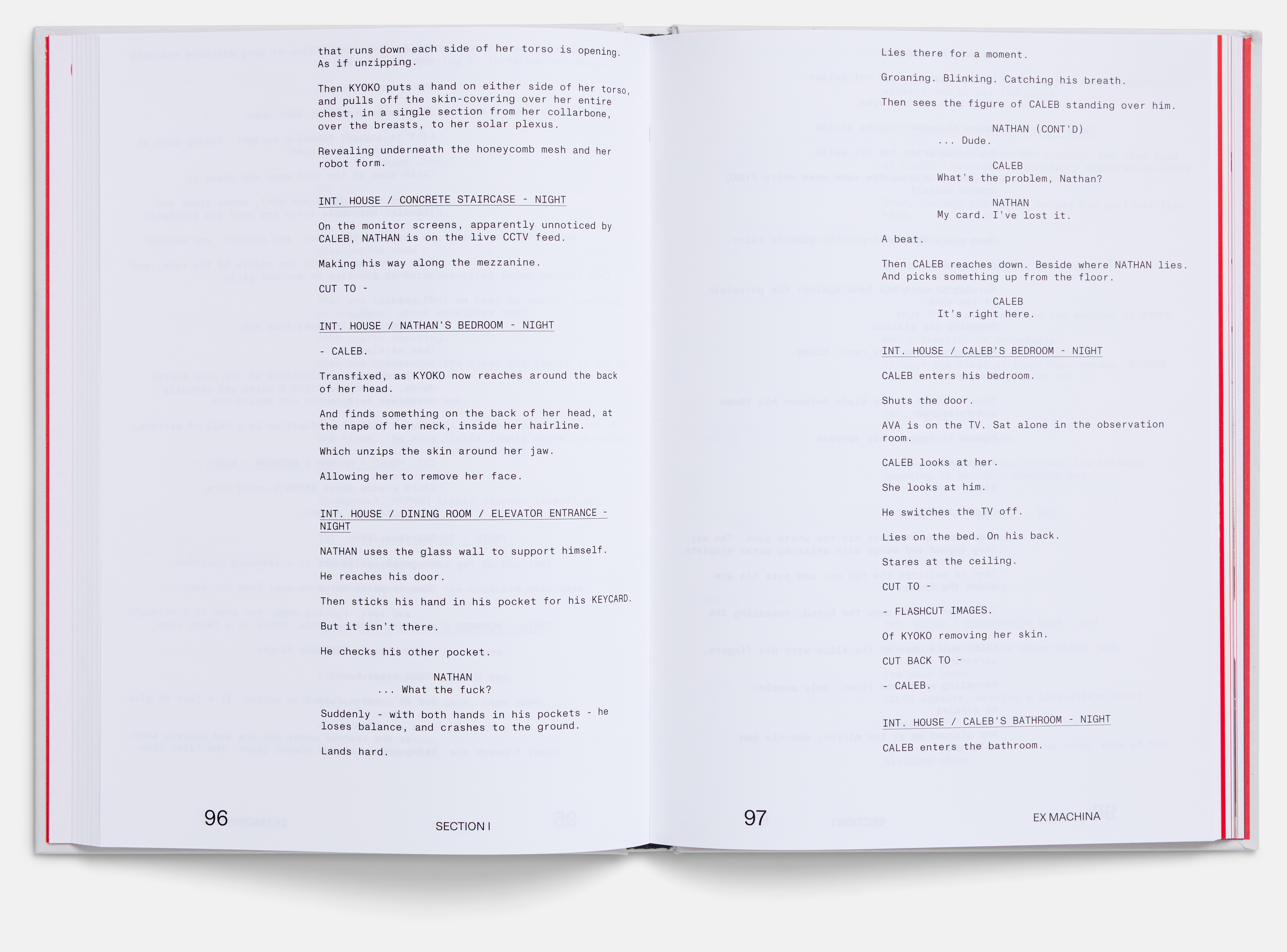Ex Machina Screenplay Book