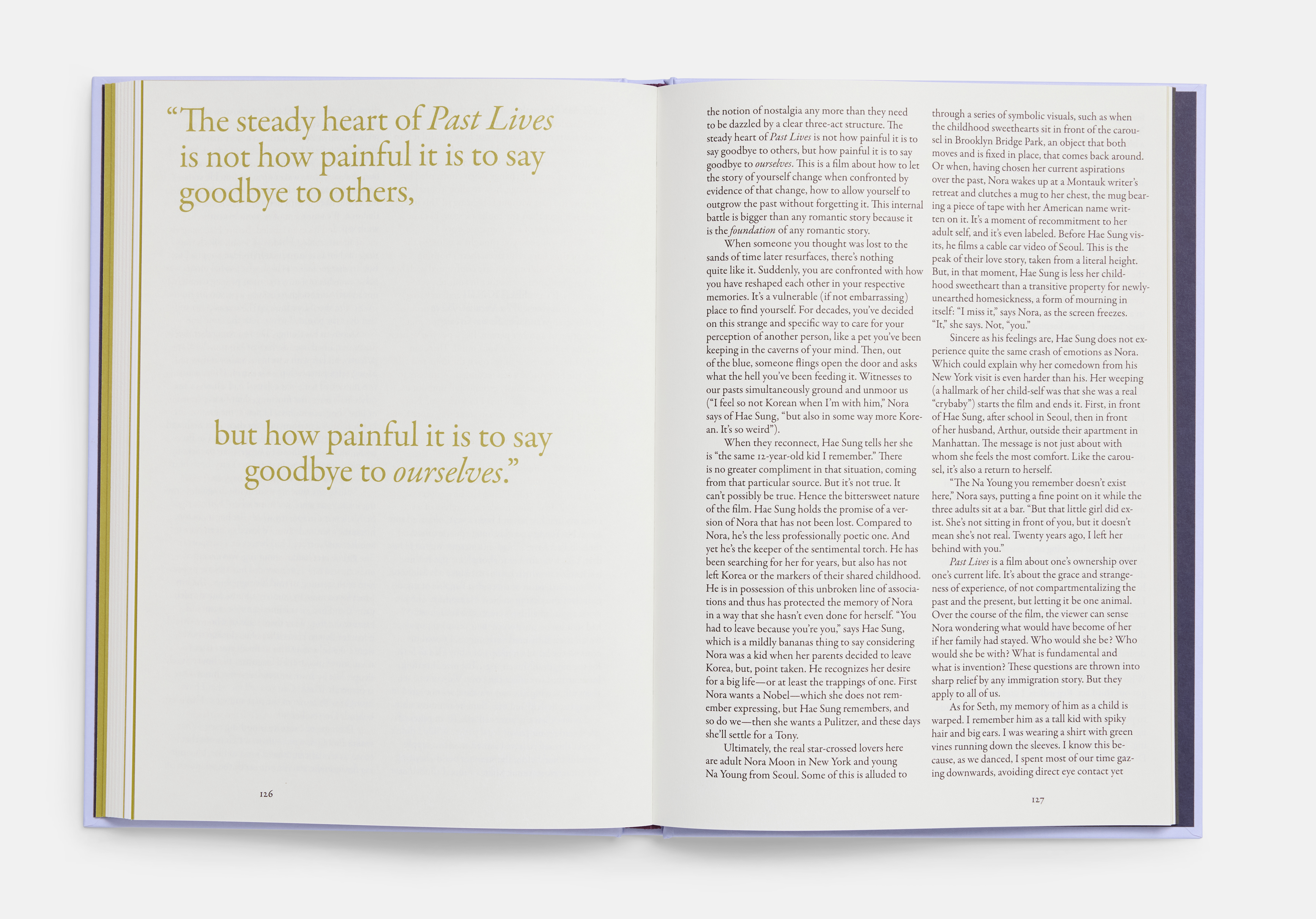 Past Lives Screenplay Book