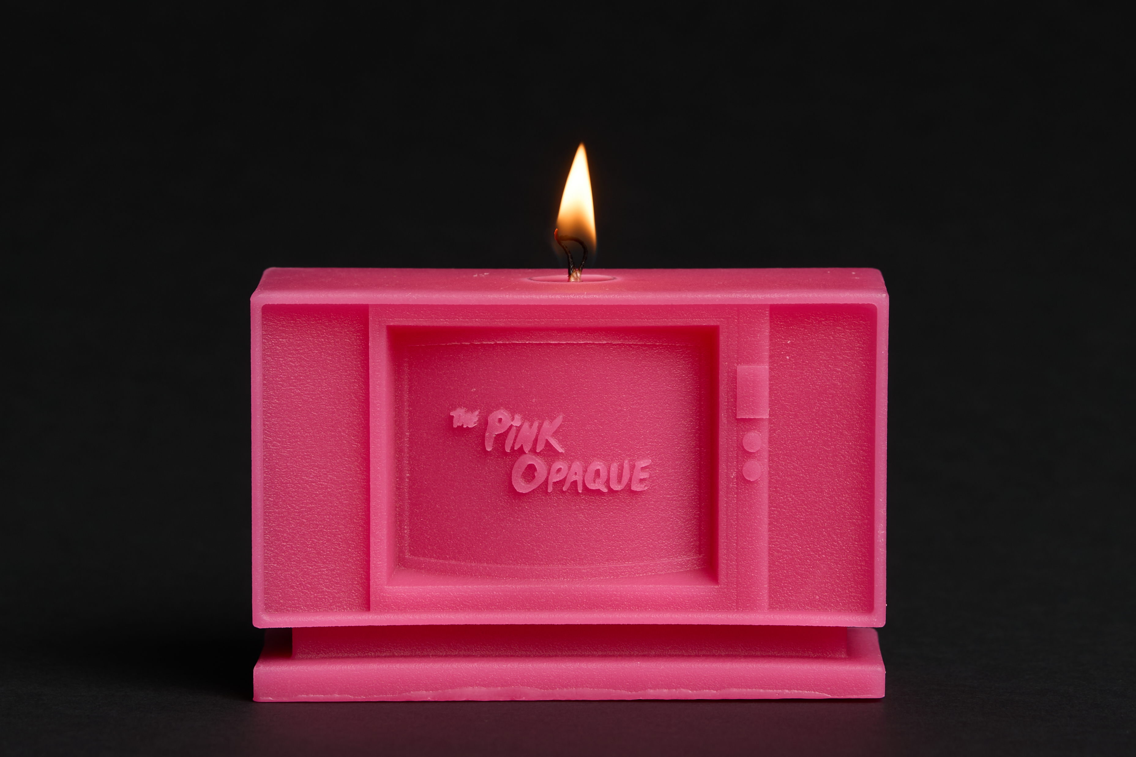 The Pink Opaque Candle