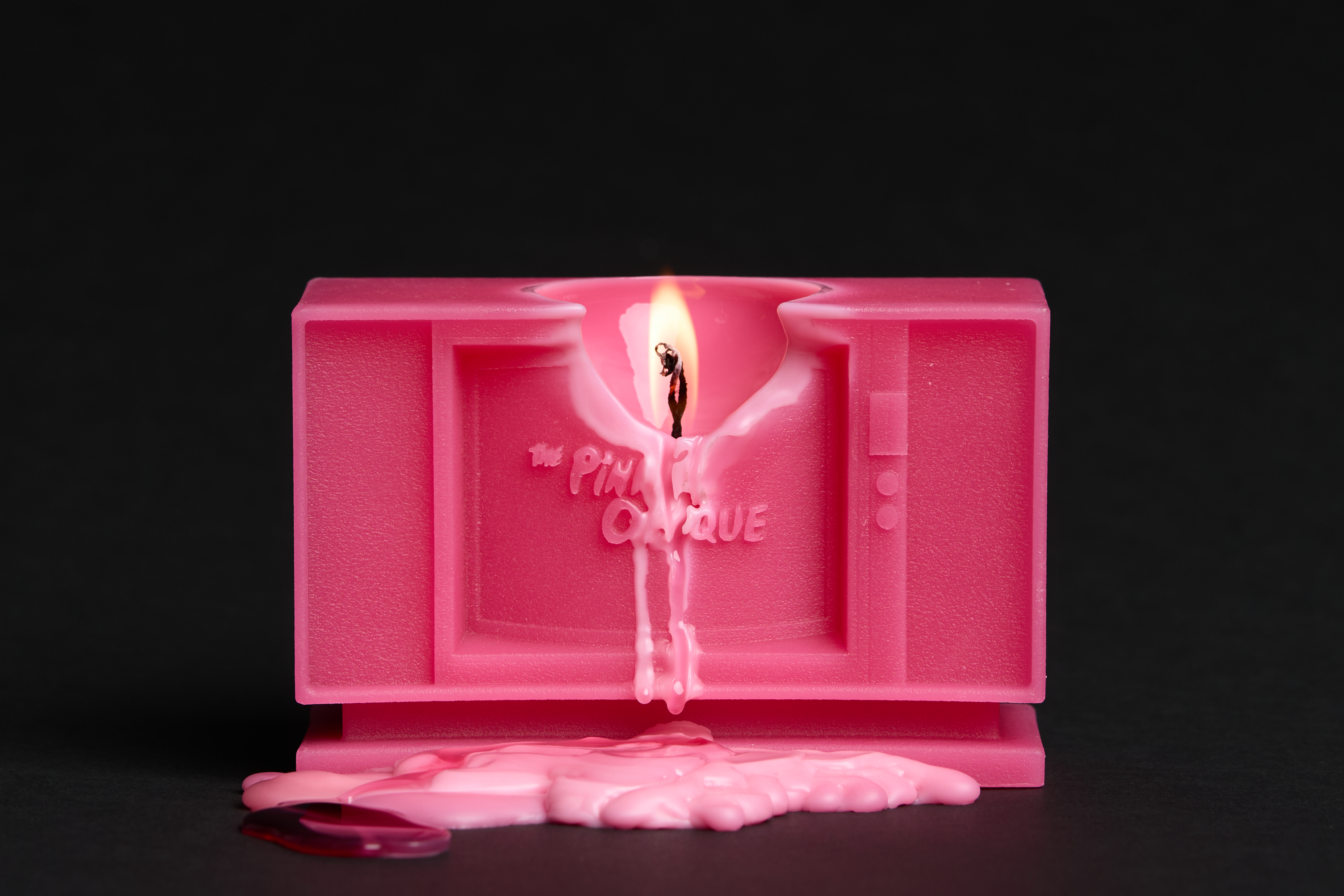 The Pink Opaque Candle