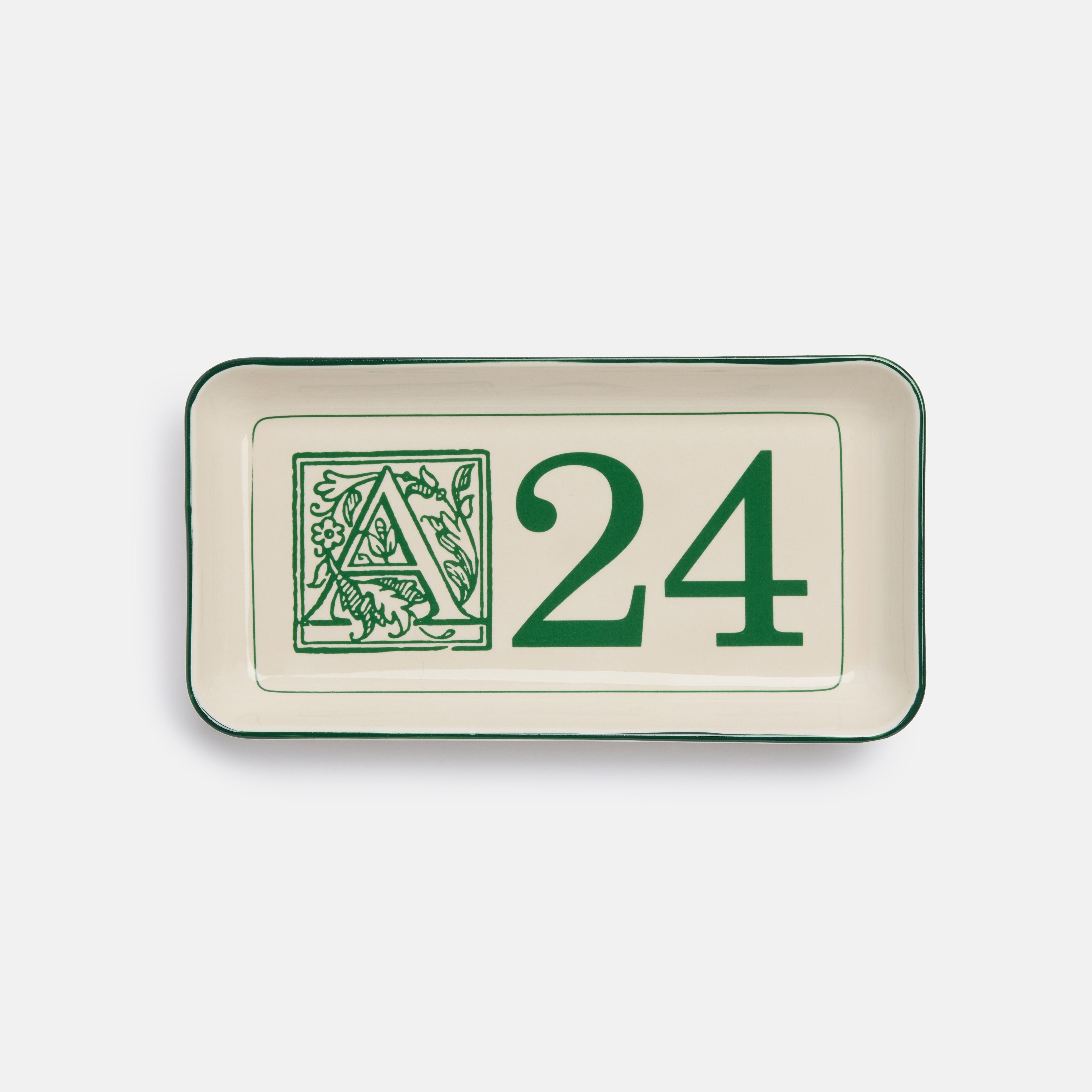 Green Drop Cap Trinket Tray