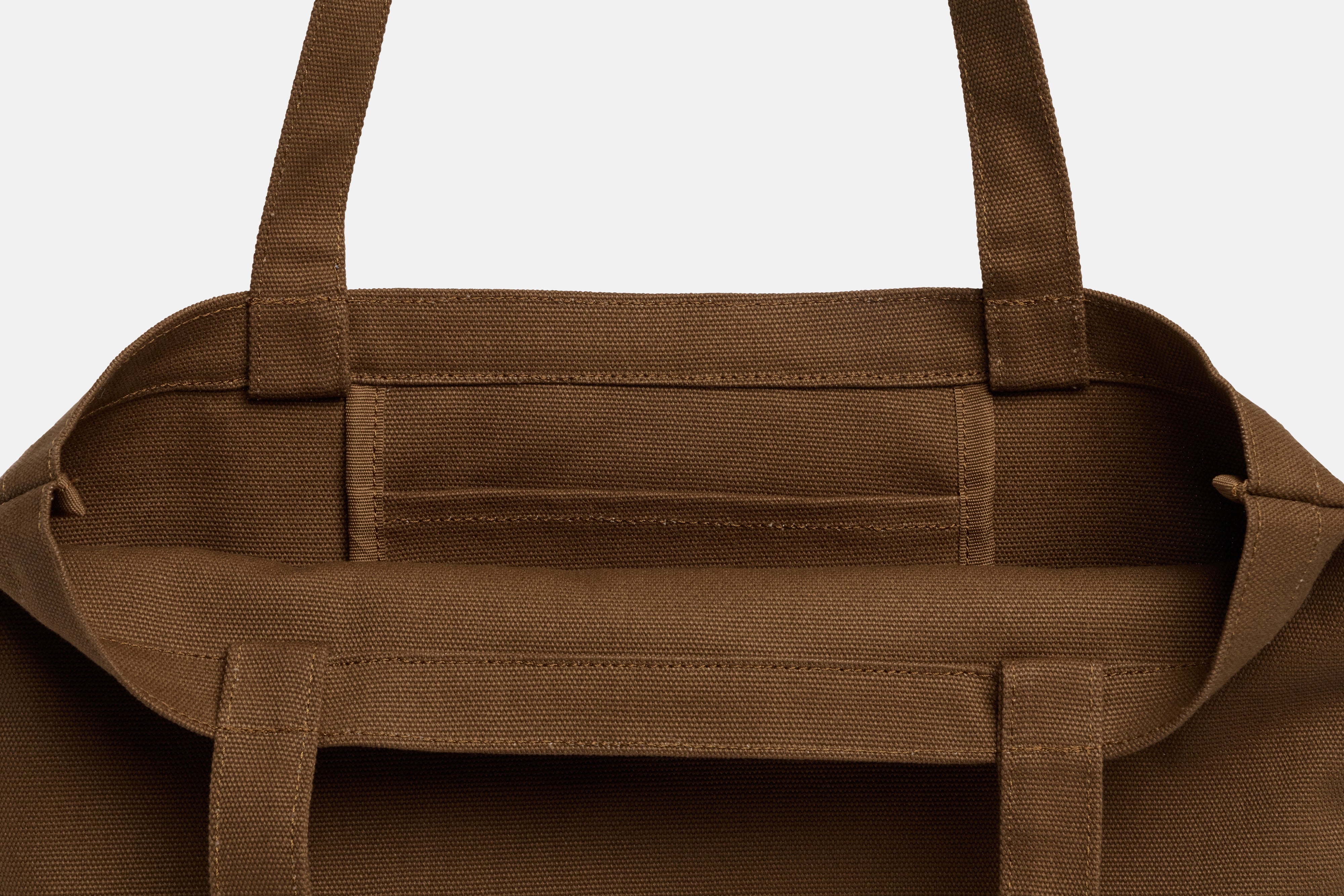 Brown Logo Tote