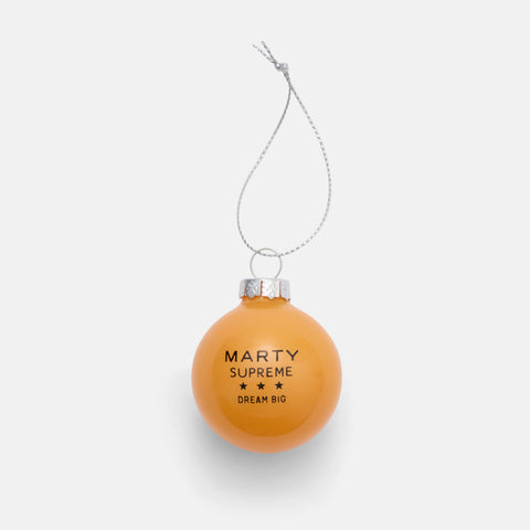 Marty Supreme Orange Ball Ornament