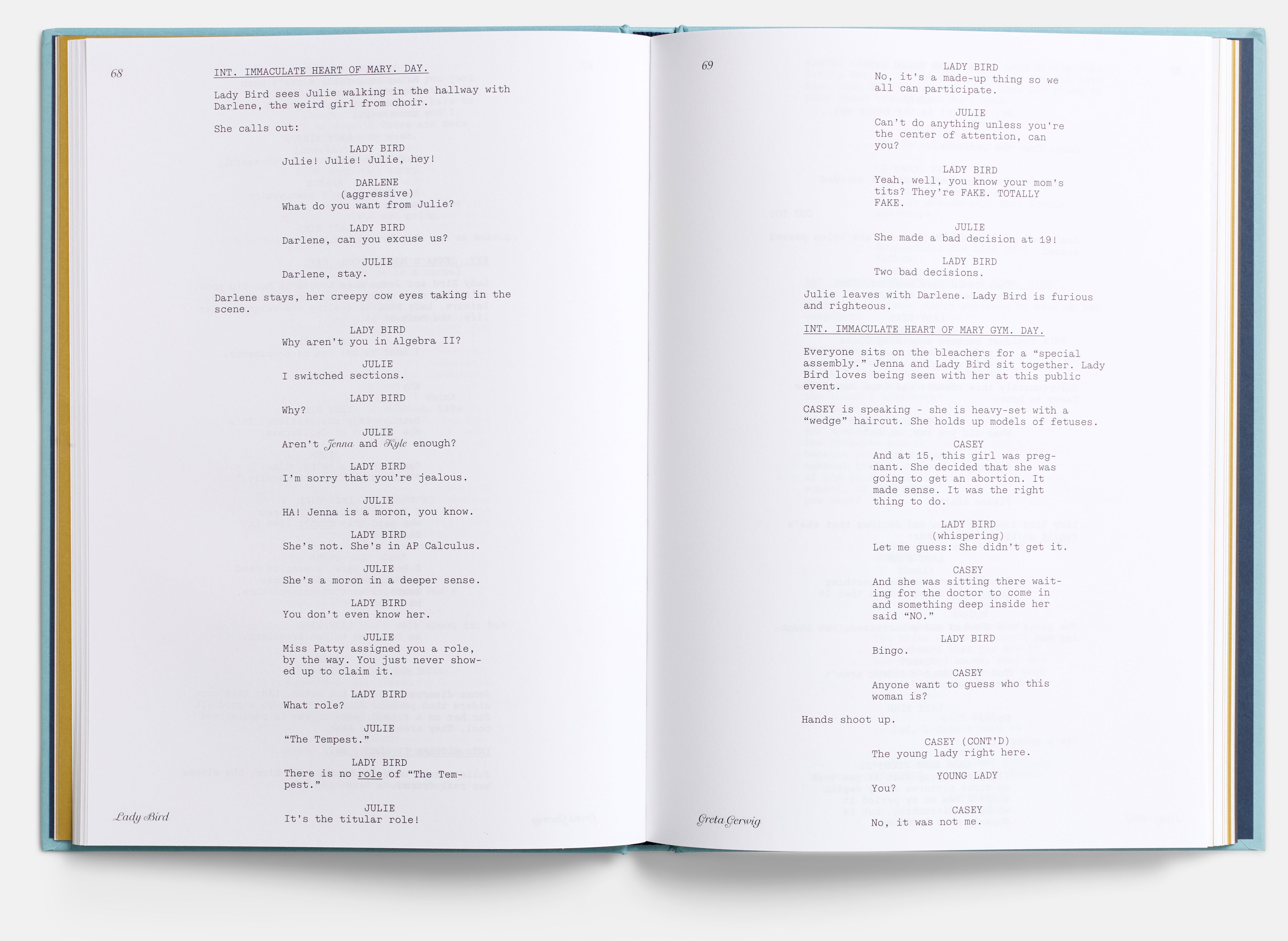 Lady Bird Screenplay Book