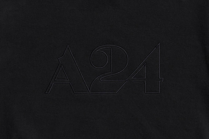 Black Logo Outline Crewneck – A24 Shop
