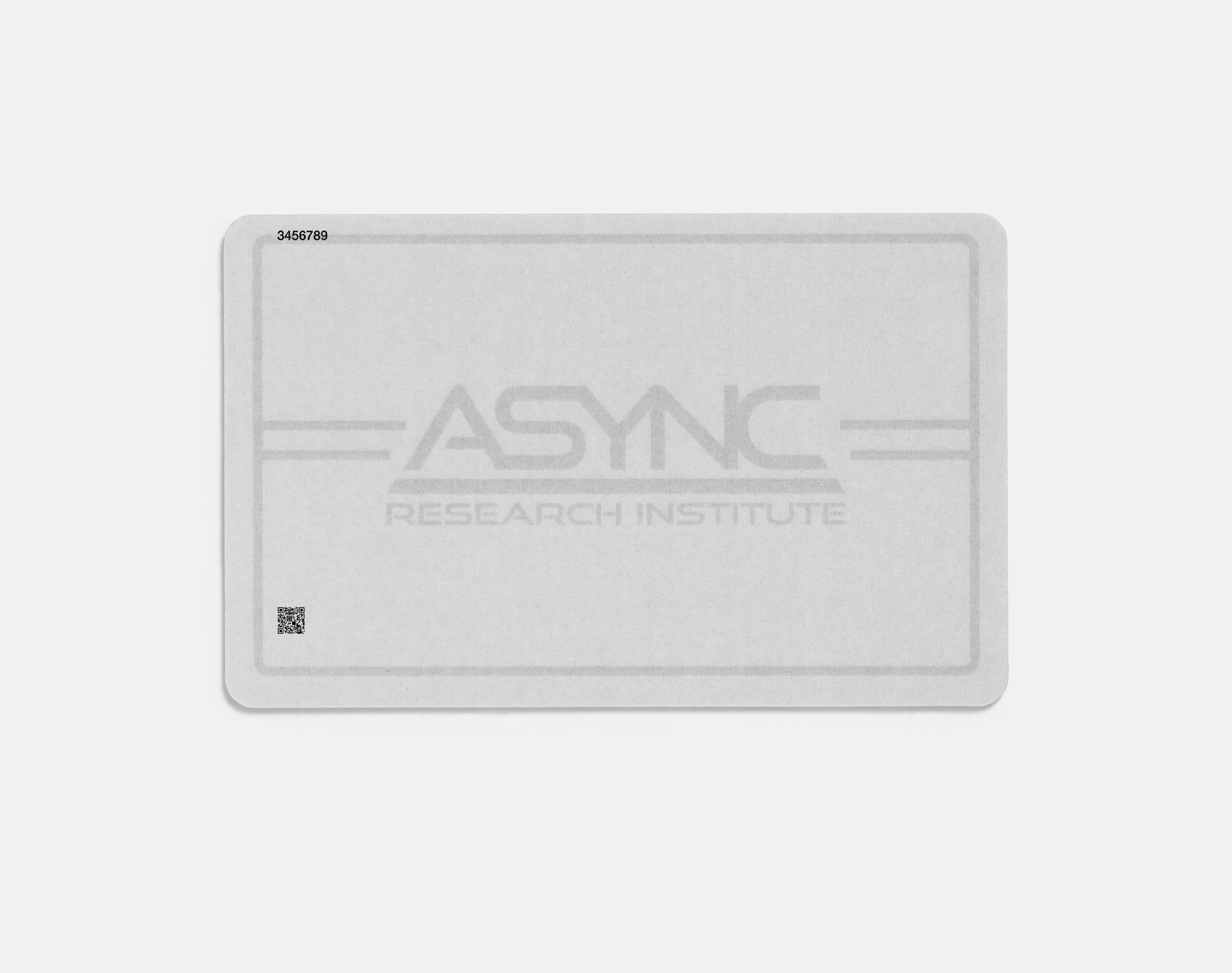 Async Research Institute Employee ID Badge