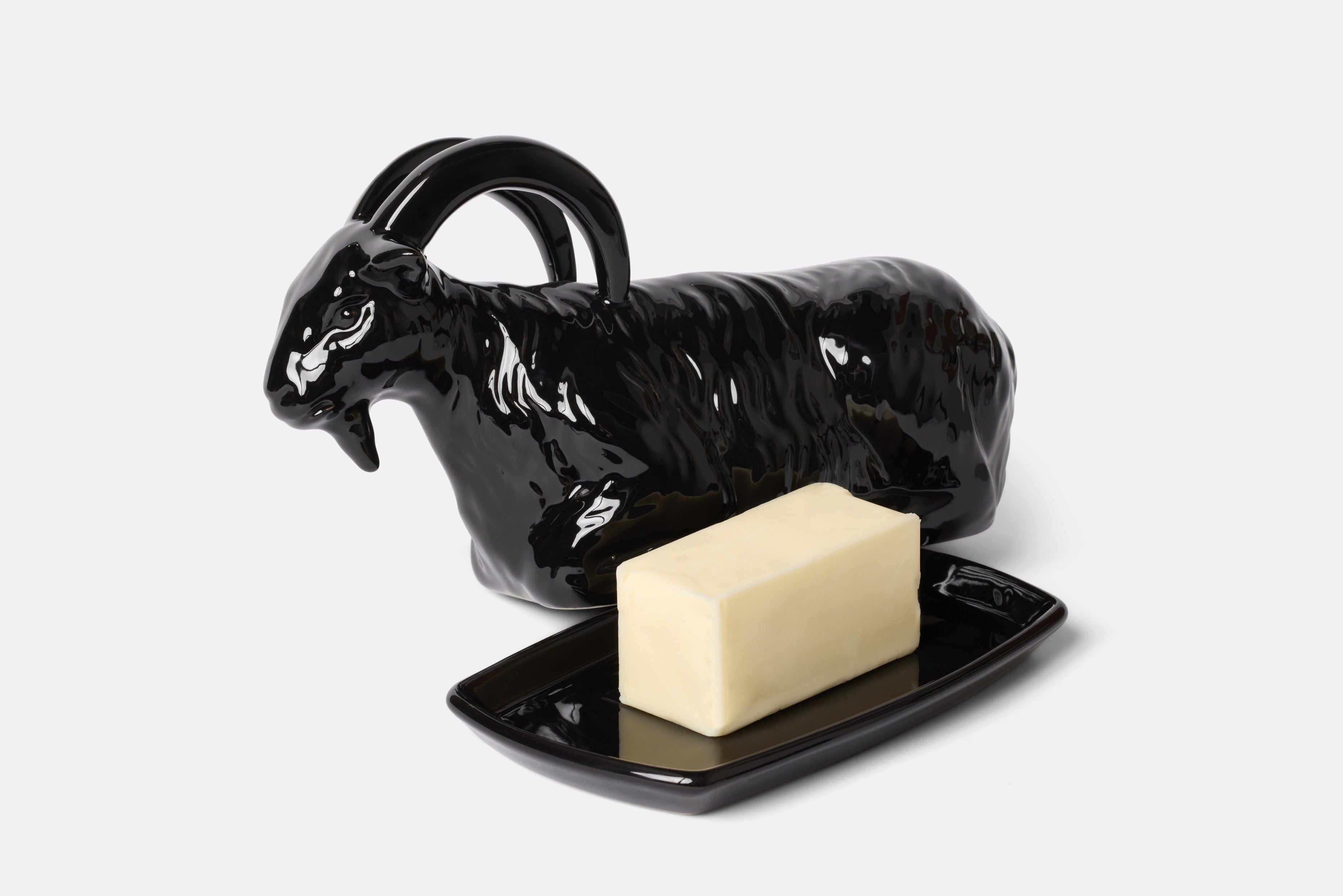 Black Phillip Butter Dish