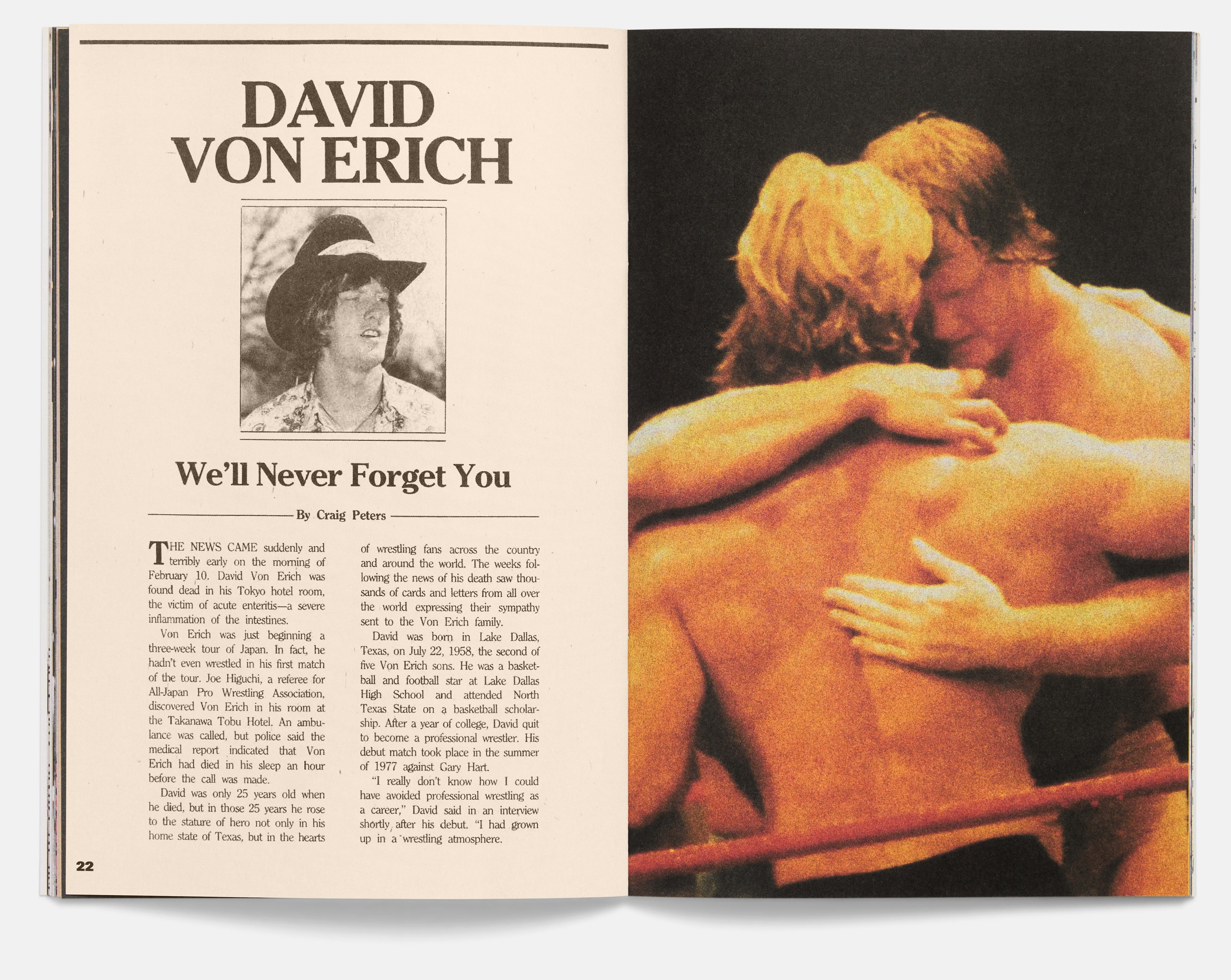 The Von Erichs Zine by Sean Durkin