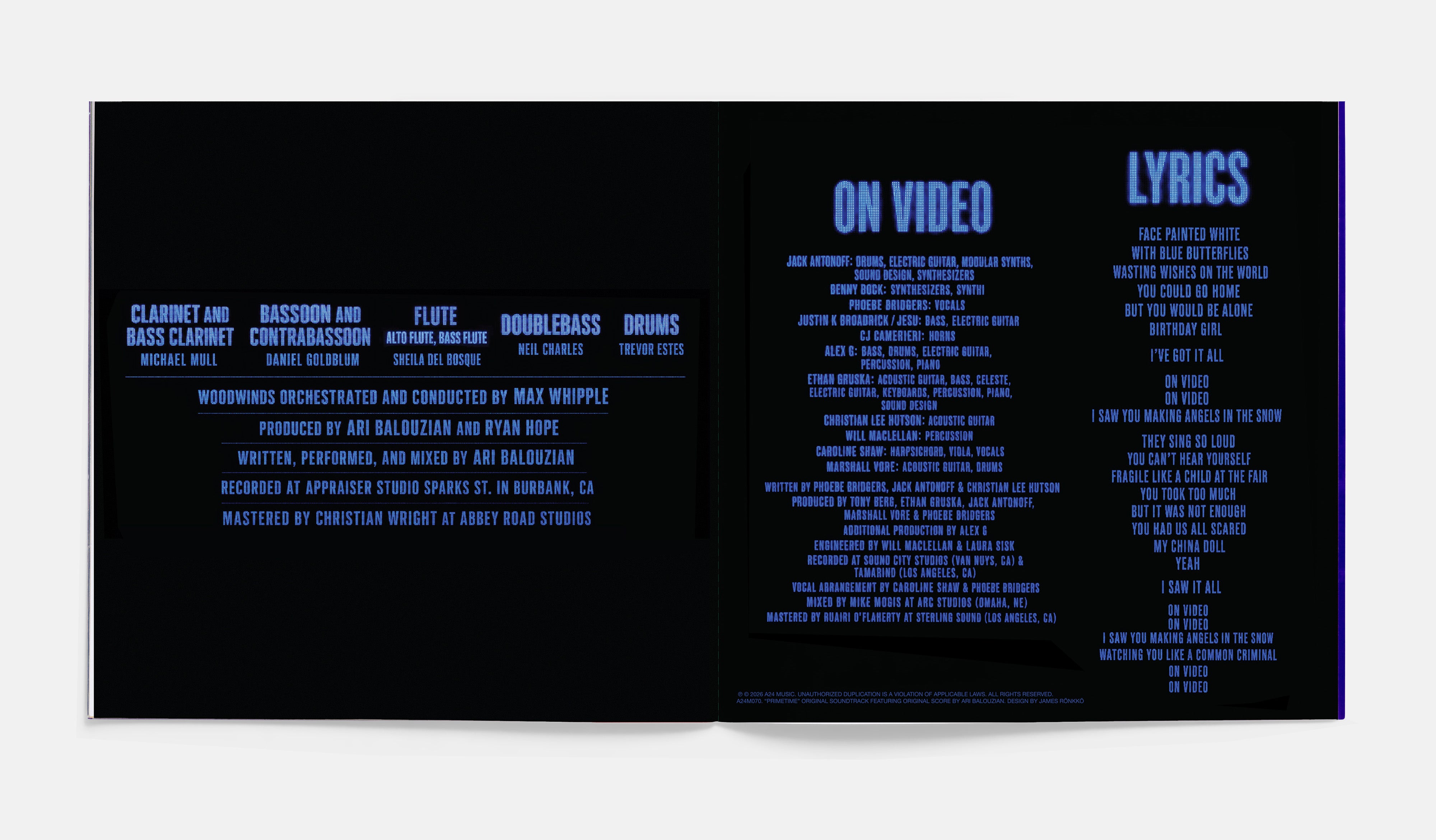Primetime Original Soundtrack CD