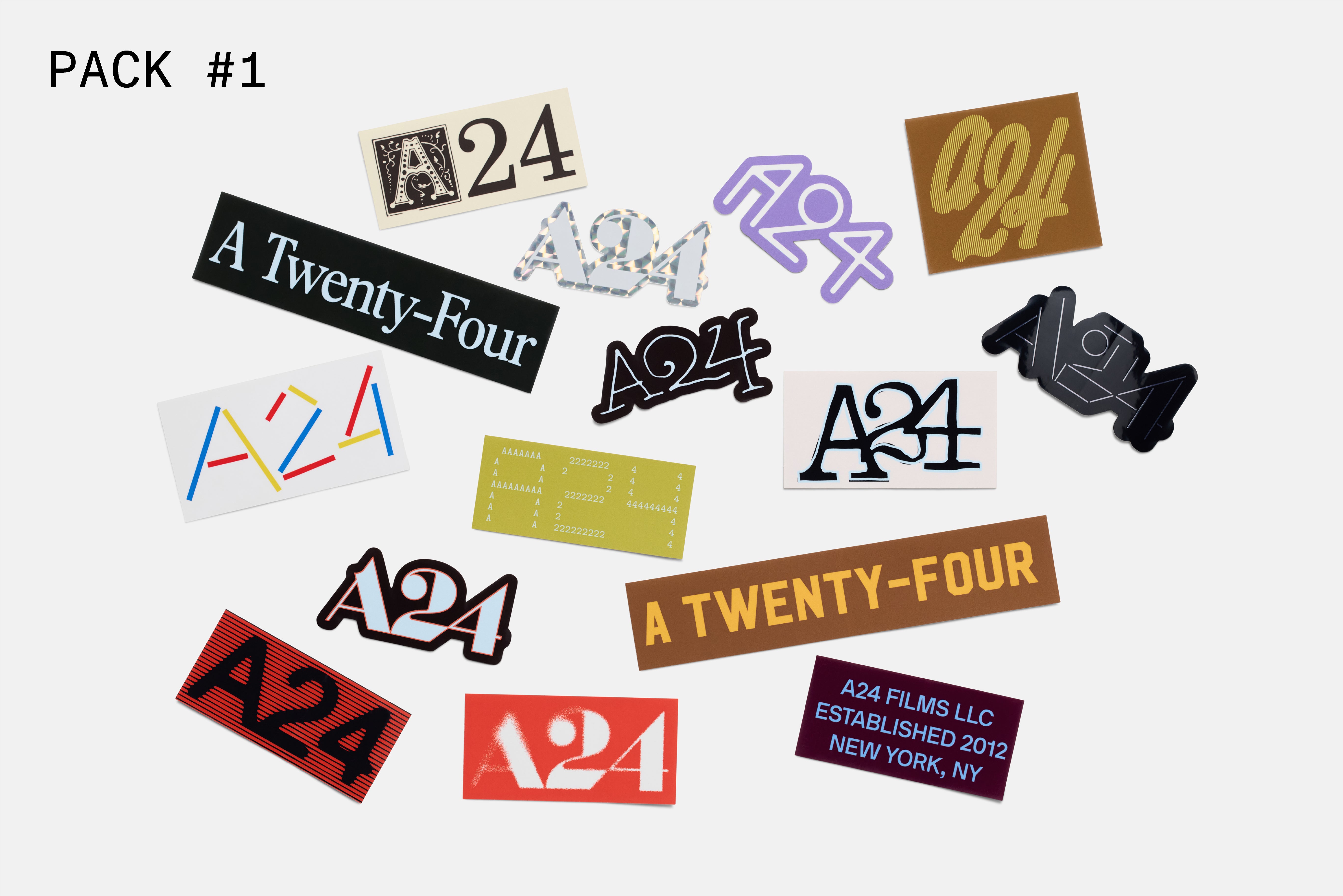 Sticker Pack 4 Sticker Packs 4.0 – A24 Shop