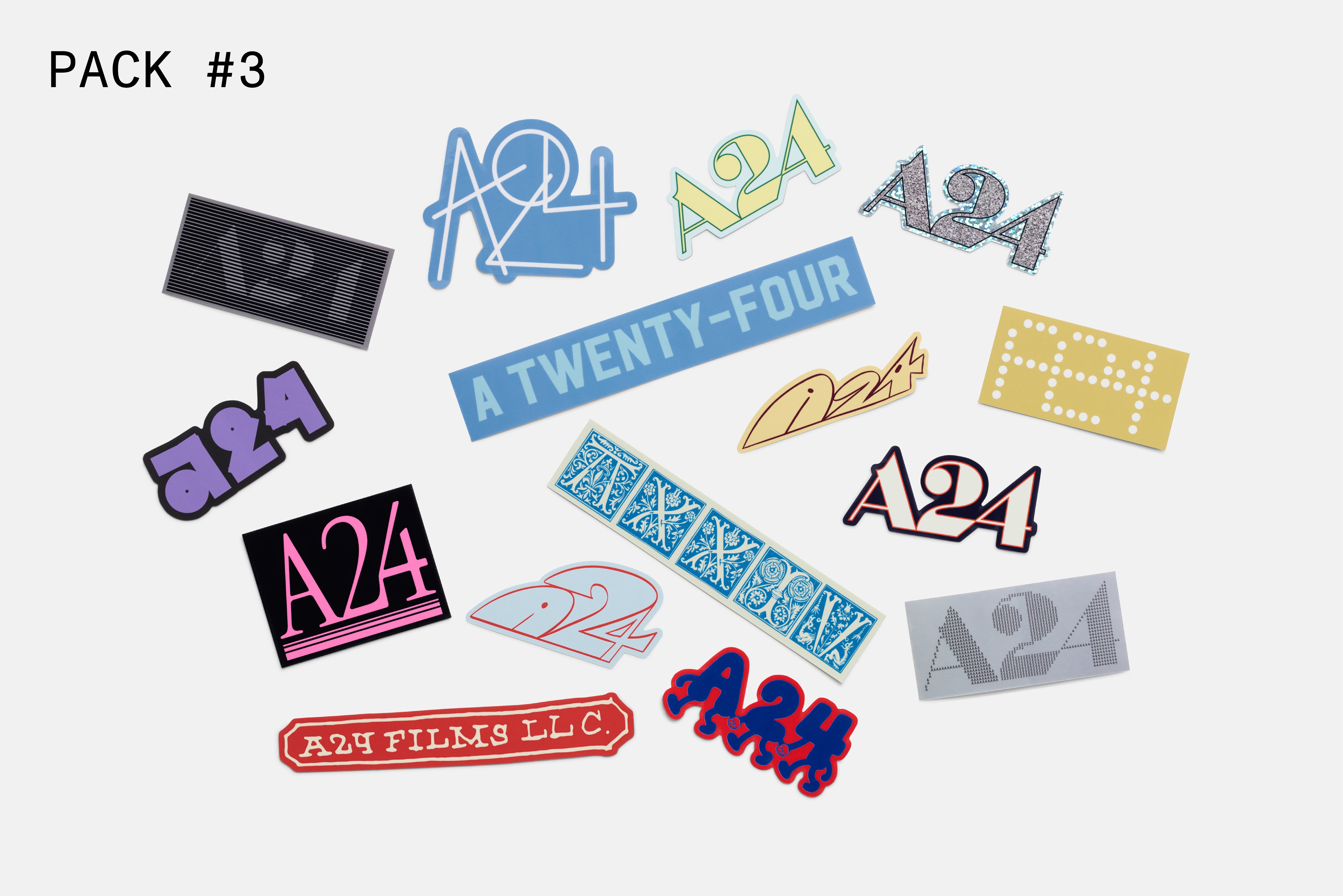 Sticker Pack 4 Sticker Packs 4.0 – A24 Shop
