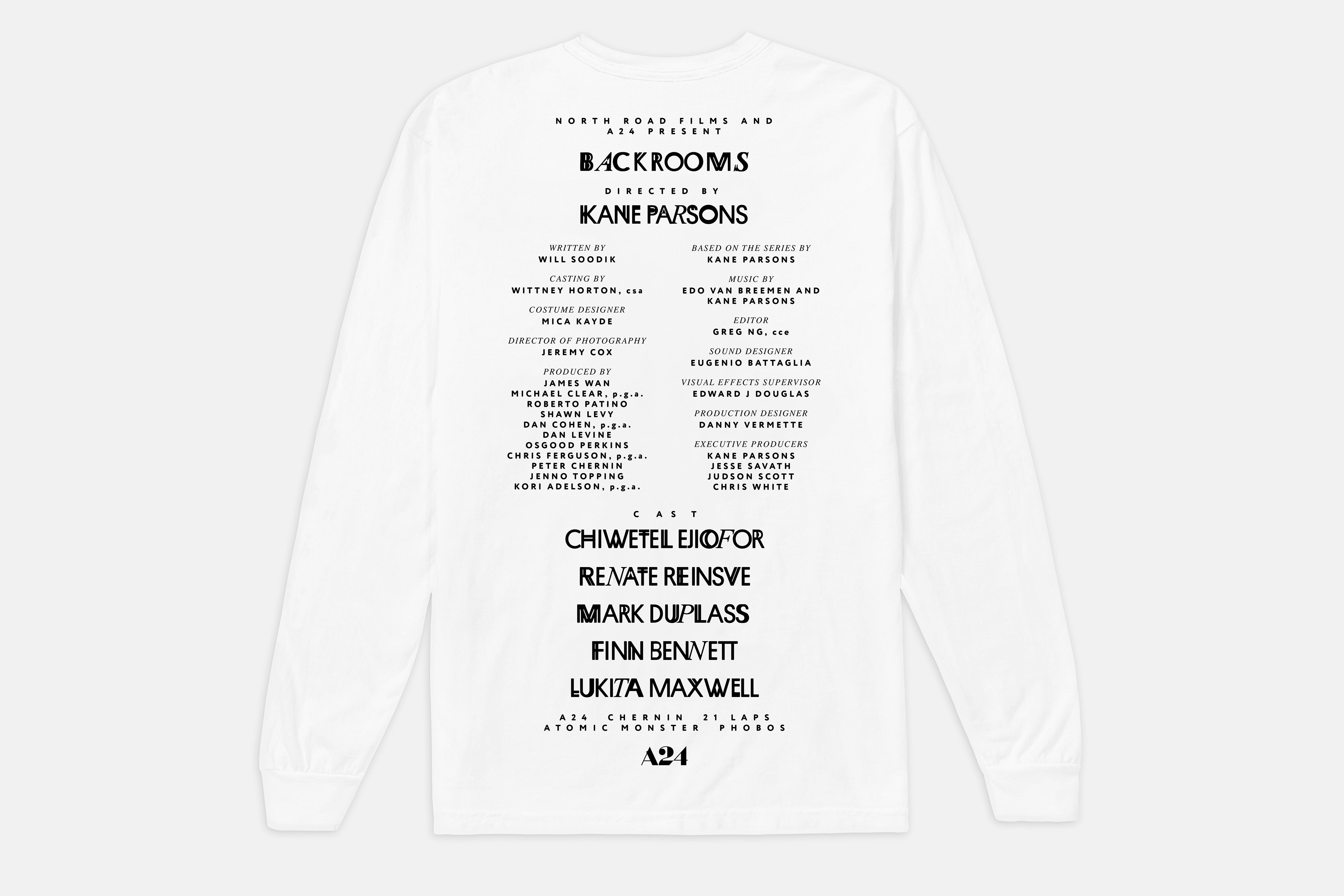 Backrooms Credits Long Sleeve
