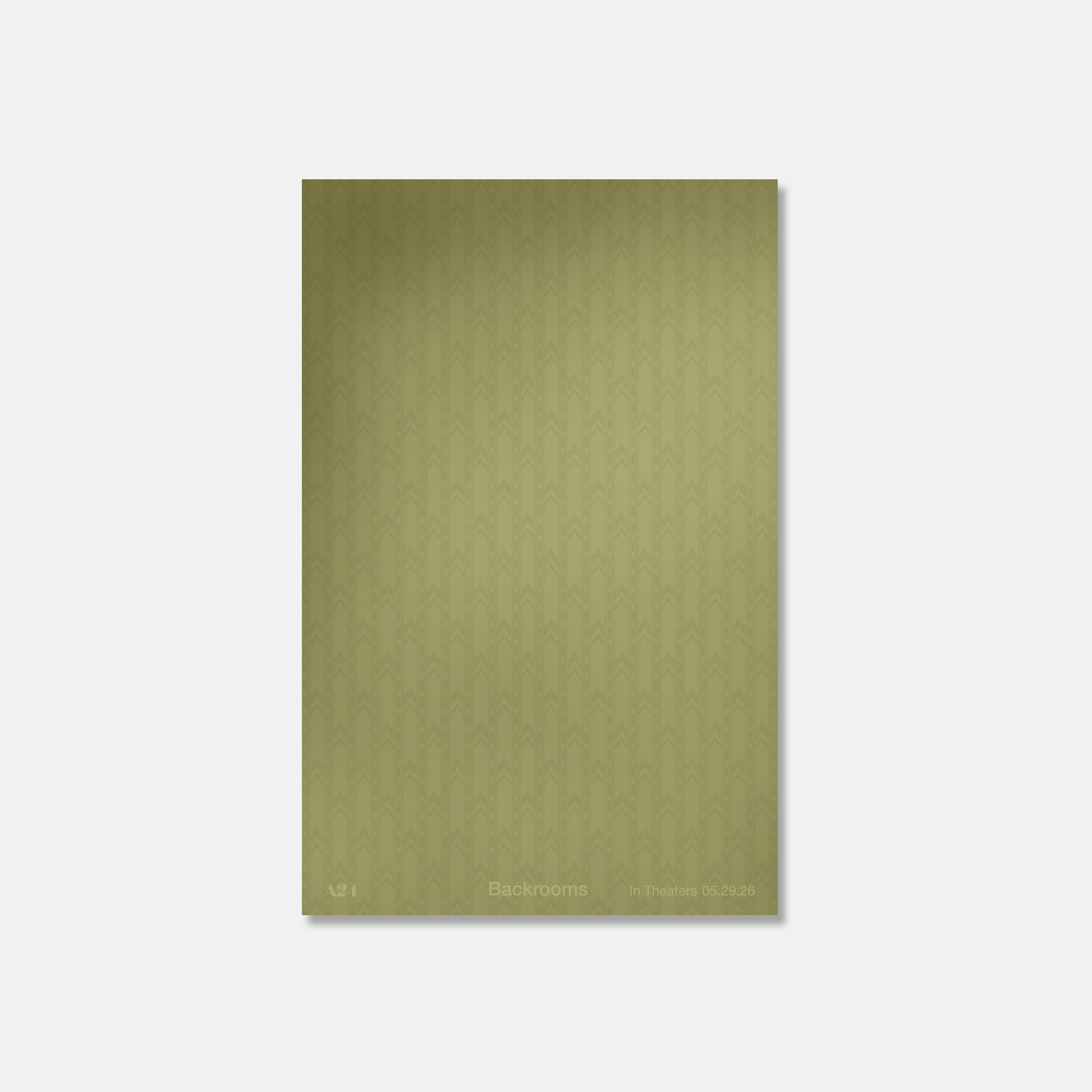 Backrooms Adhesive Poster